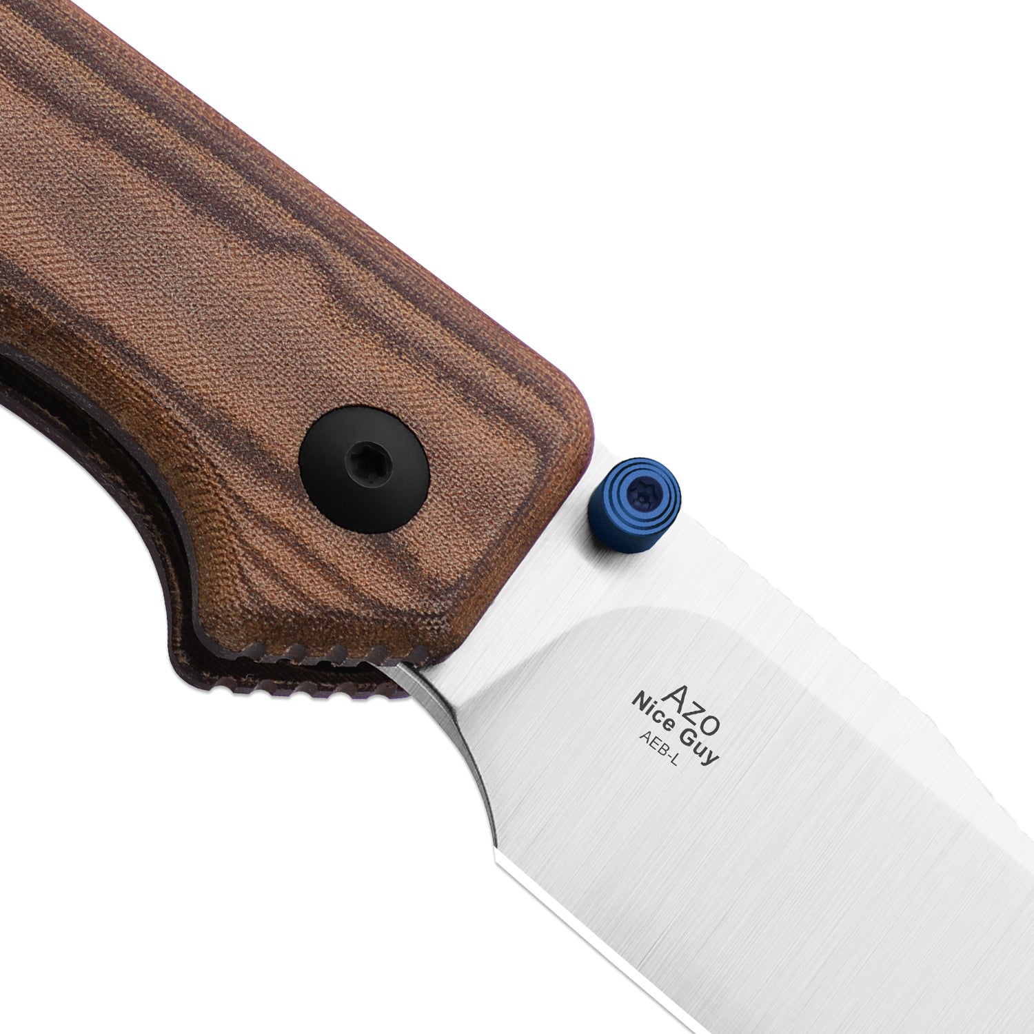 Nice Guy | Clip Point | AEB-L + Satin | Norplex UltreX™ Micarta | KizerV™ 3011BCA1
