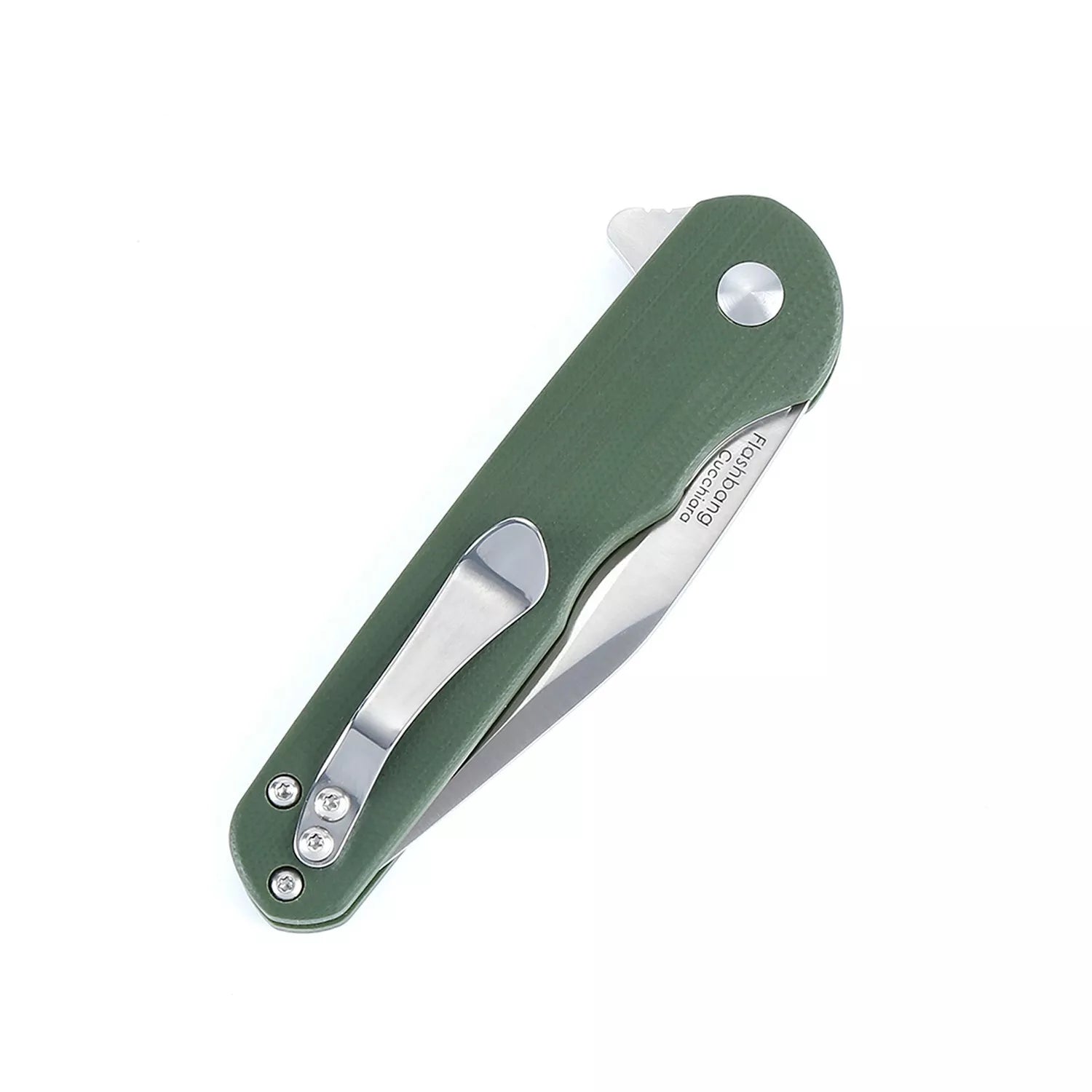 Kizer Flashbang Flipper Knife N690 Satin Blade G10 Handle V3454N2