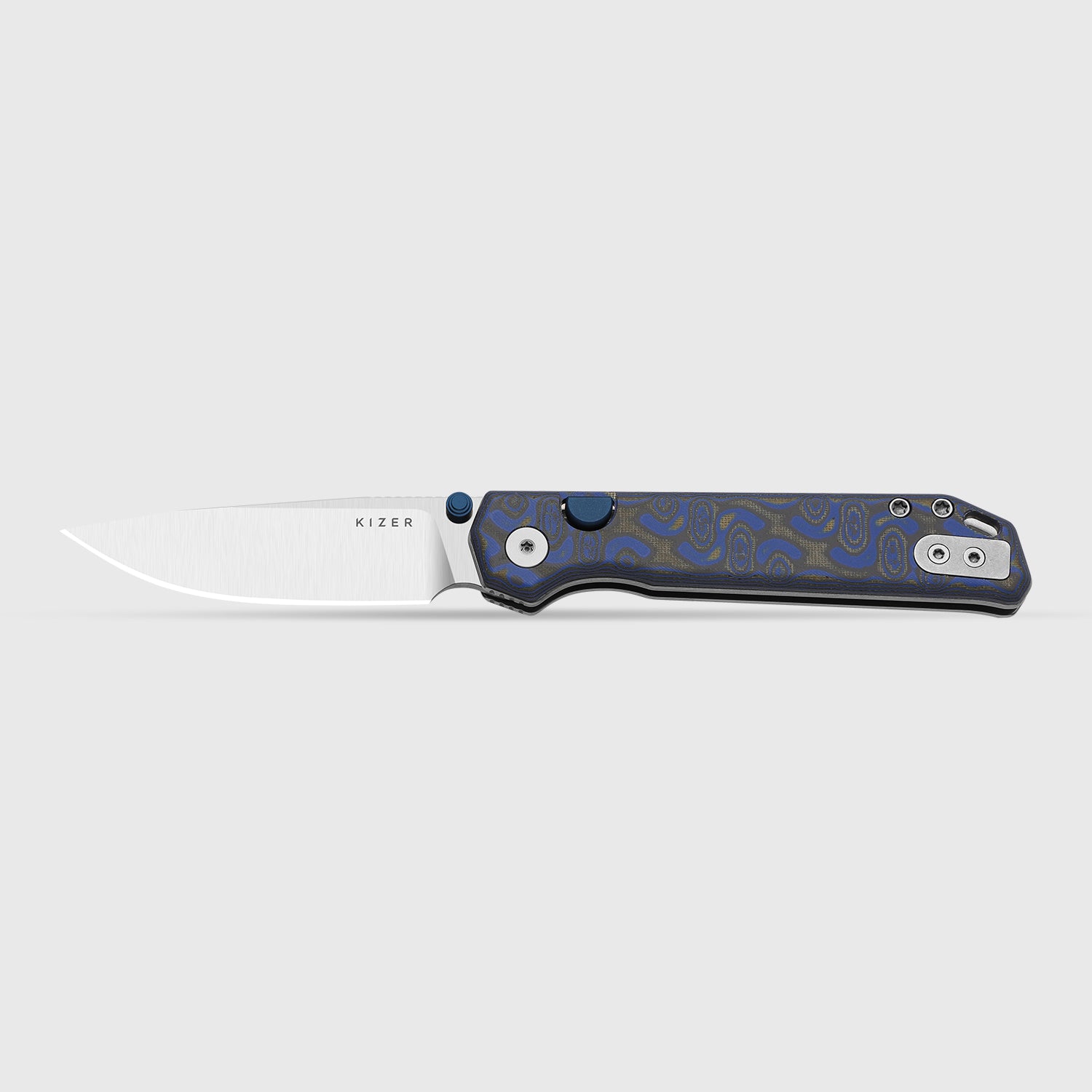 Begleiter 2.9 | Kizer Button Liner Lock™ | Vortex Pattern Micarta | BD1N | KizerV™ 3458.2BDA1