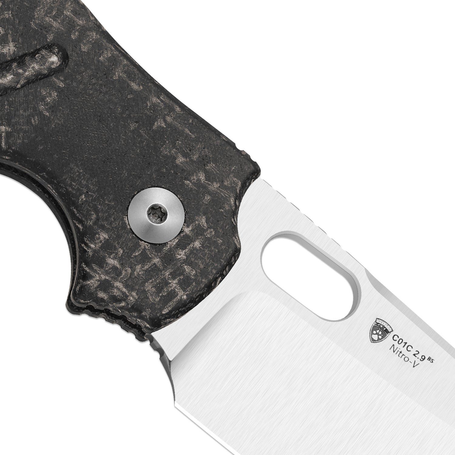 Sheepdog® C01C 2.9 BS | Current Micarta (Black Burlap) | Kizer Button Liner Lock™ | Nitro-V | KizerV™ 3488.29BSA5