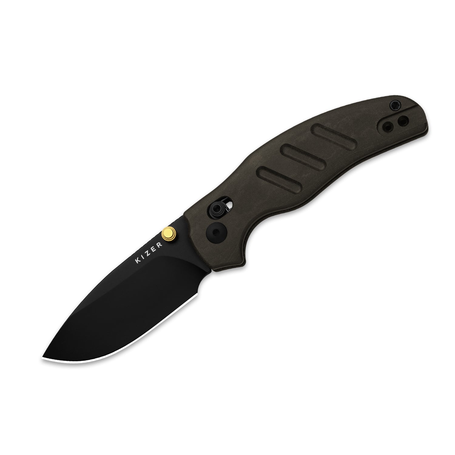 Sheepdog® C01C 2.9 CD | Kizer Clutch Lock™ | Richlite | Nitro-V | PVD Coating | KizerV™ 3488.29CDA2