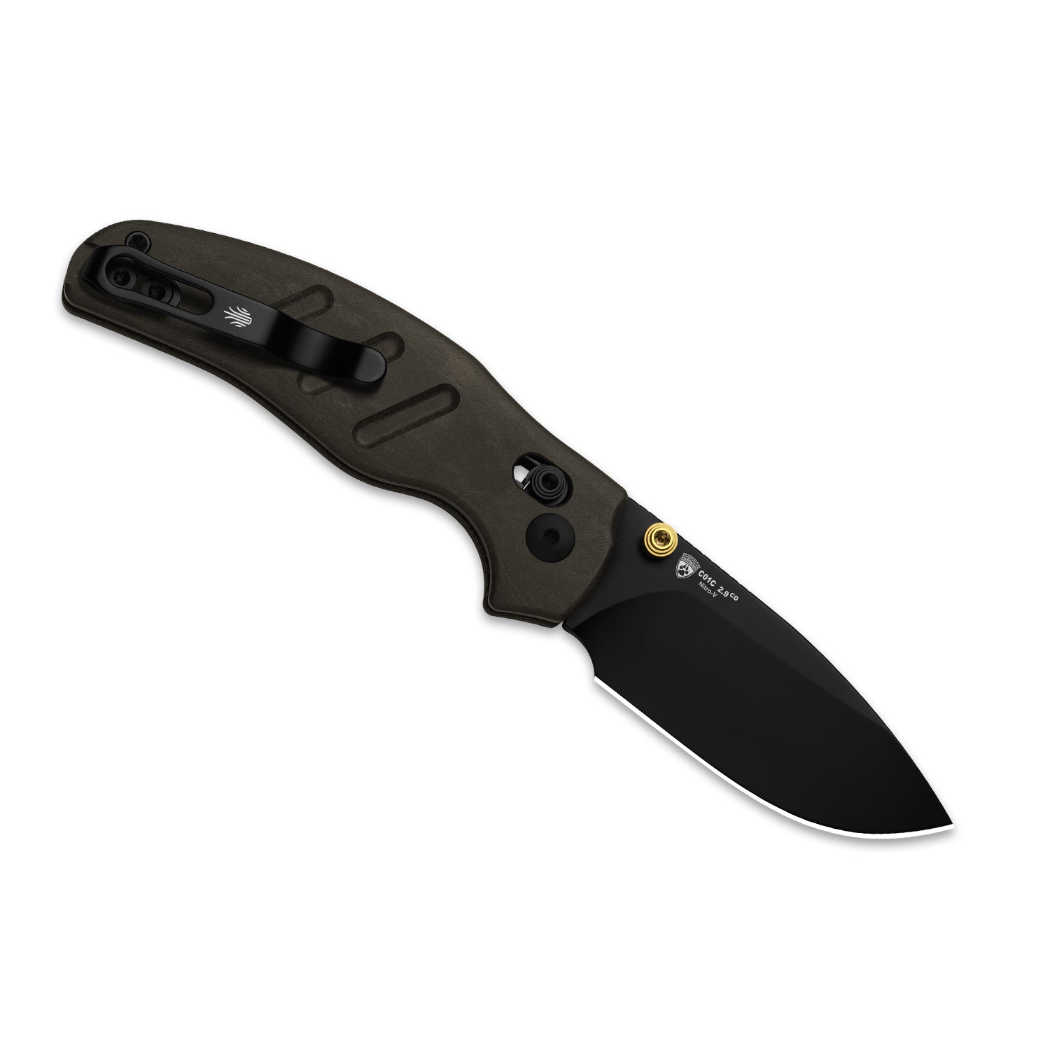 Sheepdog® C01C 2.9 CD | Kizer Clutch Lock™ | Richlite | Nitro-V | PVD Coating | KizerV™ 3488.29CDA2