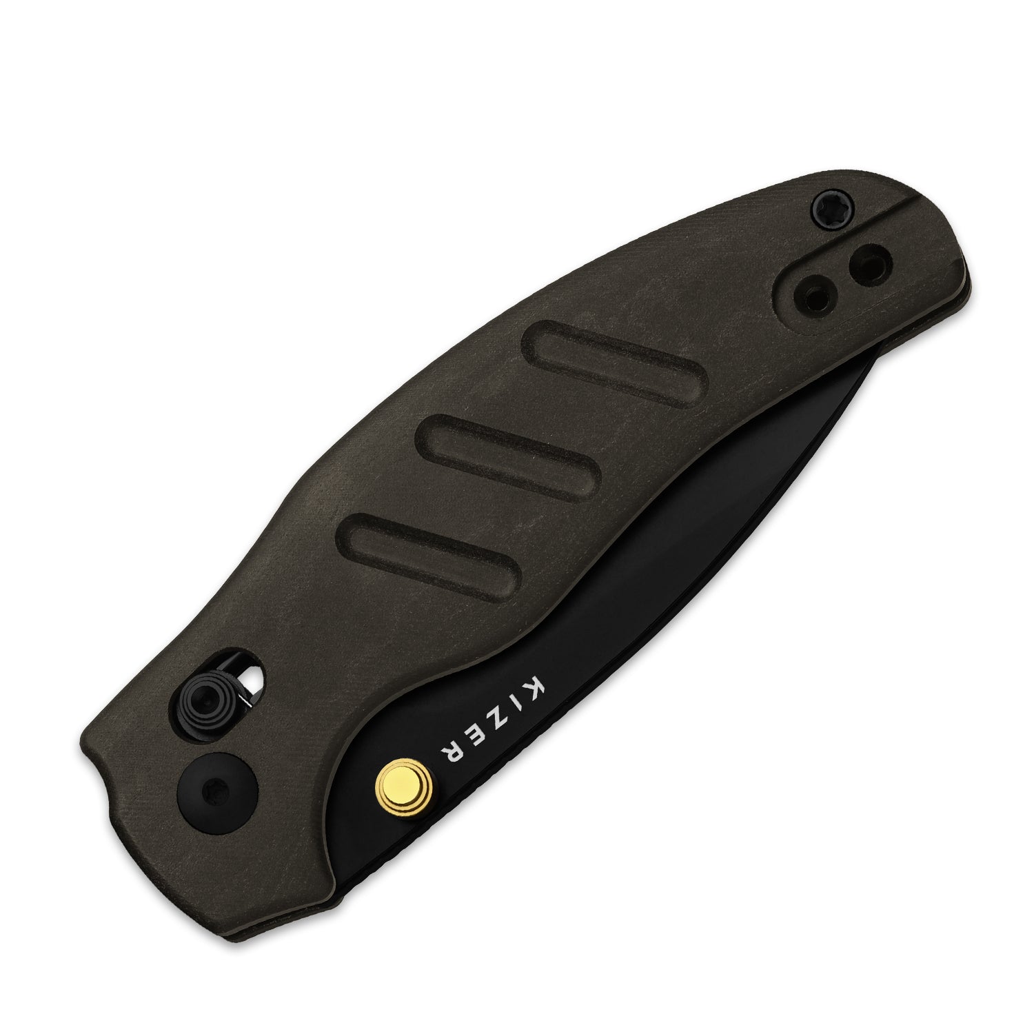 Sheepdog® C01C 2.9 CD | Kizer Clutch Lock™ | Richlite | Nitro-V | PVD Coating | KizerV™ 3488.29CDA2