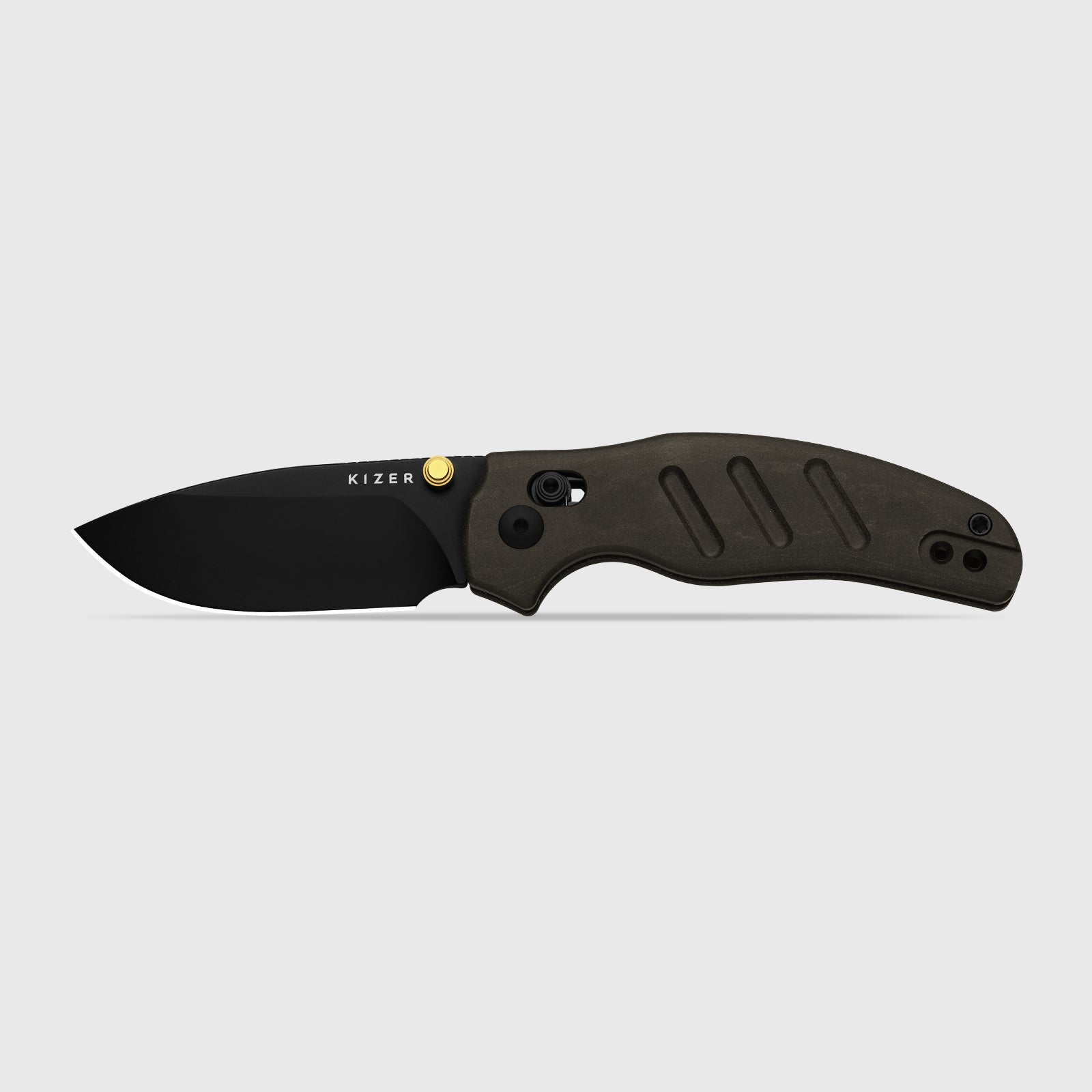 Sheepdog® C01C 2.9 CD | Kizer Clutch Lock™ | Richlite | Nitro-V | PVD Coating | KizerV™ 3488.29CDA2