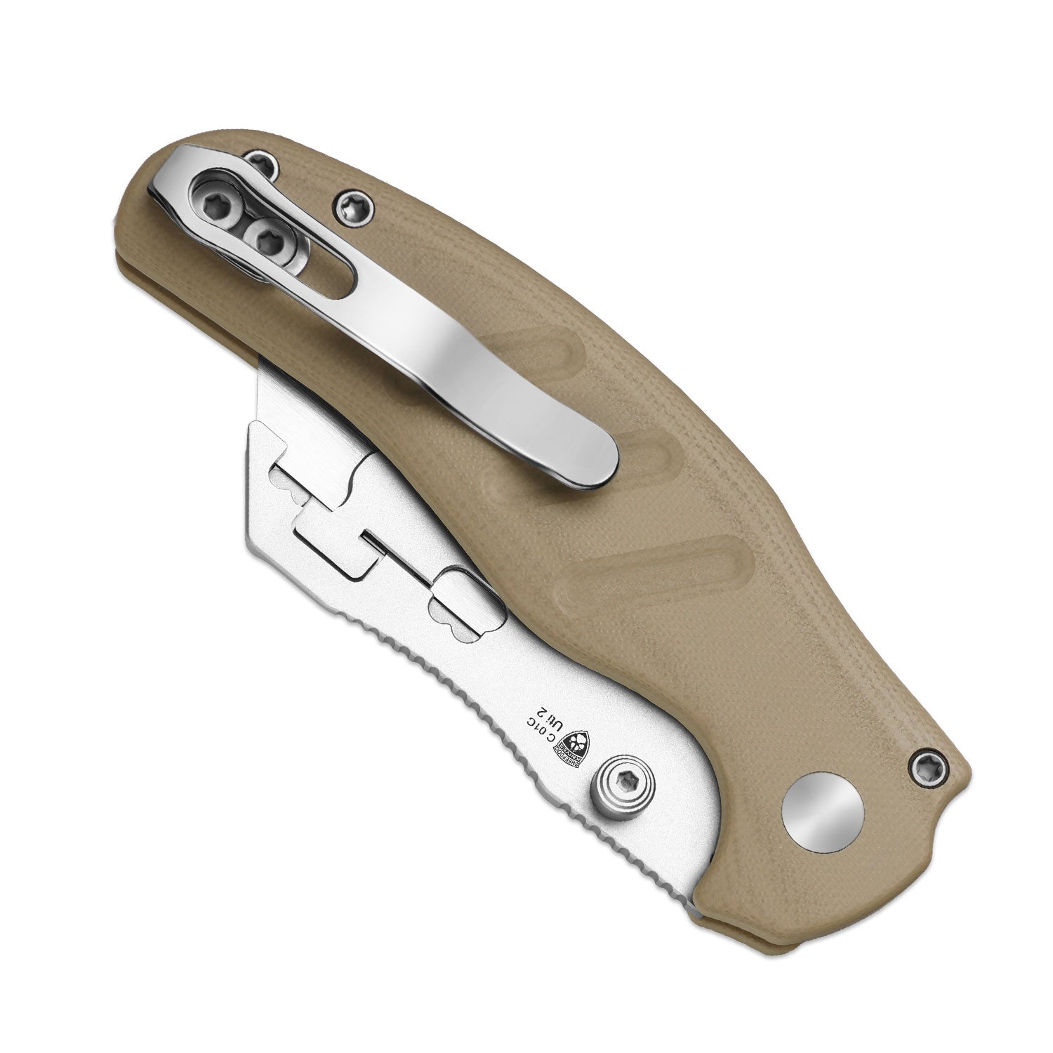 Sheepdog® Utility Knives | Kizer Button Liner Lock™ | C01C Uti 2 | 5Cr15MoV | KizerV™ 3488.29JNA2