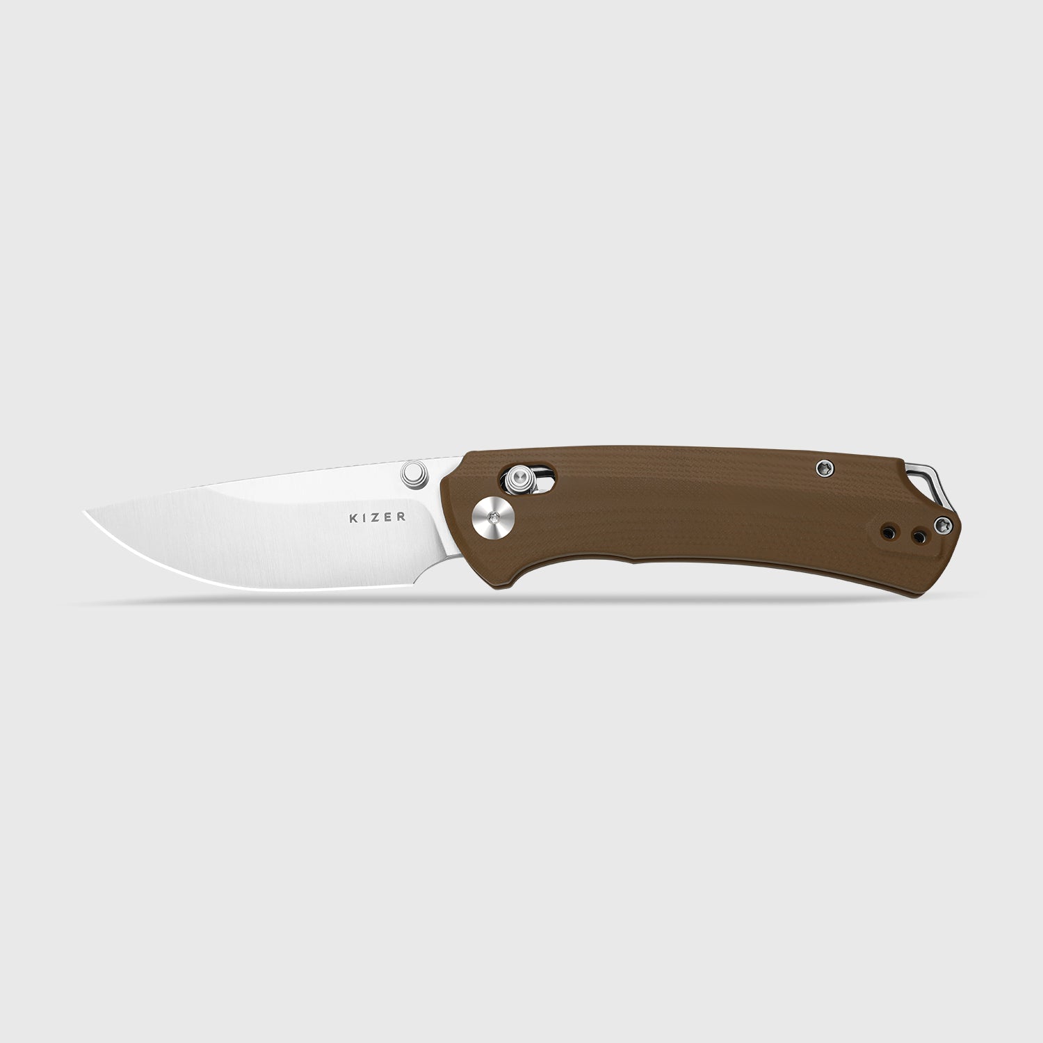 T1 CD | Kizer Clutch Lock™ | Drop Point Blade | Nitro-V| G10 | KizerV™ 3490.2CA2