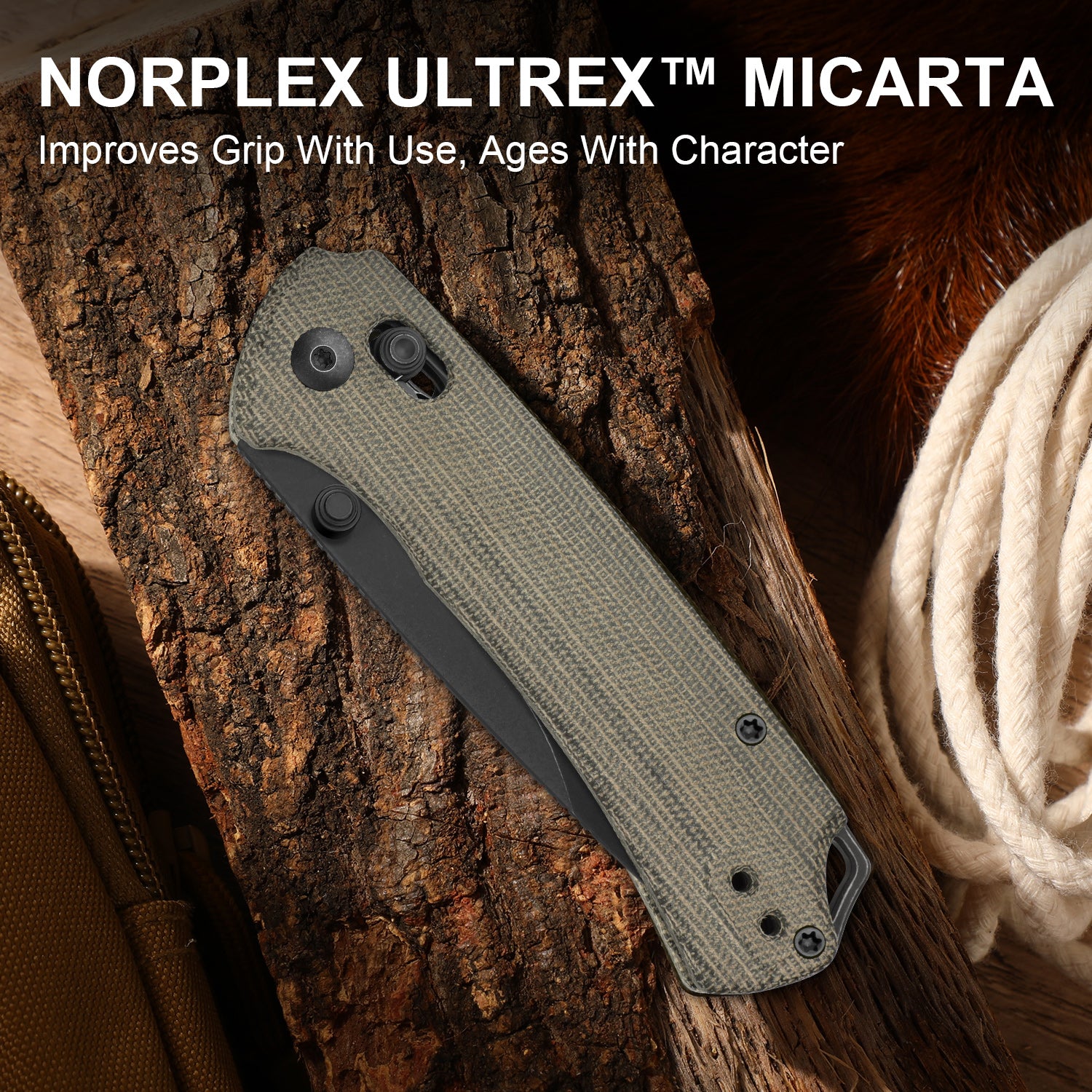 T1 CD | Kizer Clutch Lock™ | Norplex UltreX™ Micarta | KizerV™ 3490.2CA1