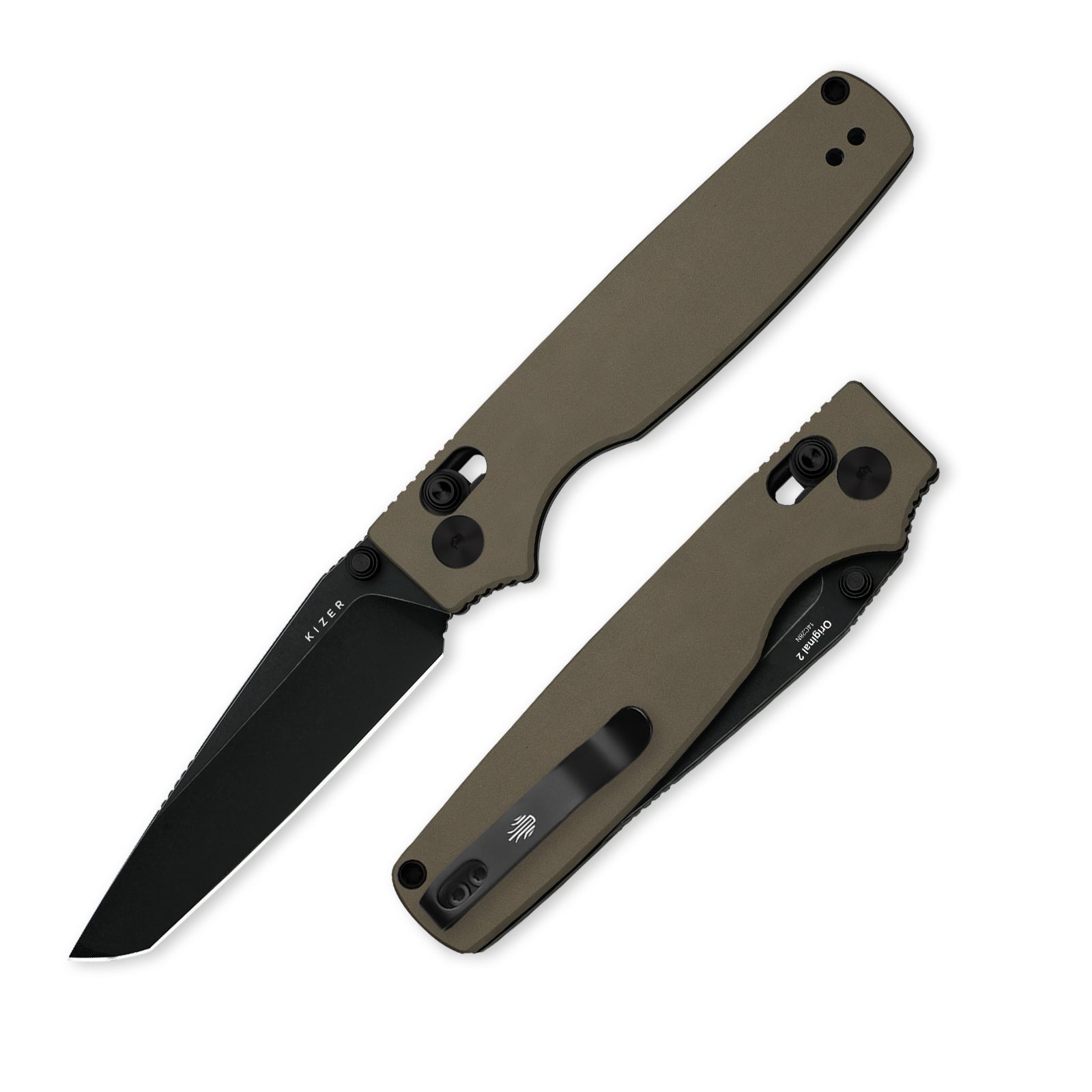 Original 2 - 3.2 inch 14C28N Aluminum V3605.2TA1-Kizer