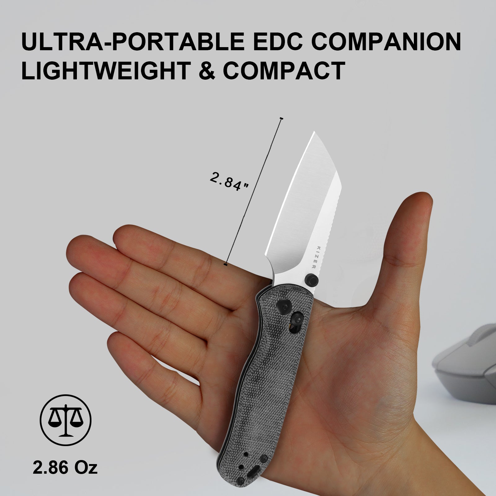 Drop Bear® 2 | Kizer Clutch Lock™ | Nitro-V | Micarta | KizerV™ 3619.2KS1