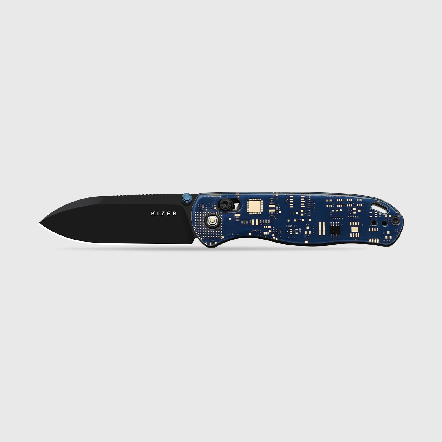 Drop Bear® PCB | Kizer Clutch Lock™ | 154CM | Resin & PCB | Black PVD Coating | KizerV™ 3619A22