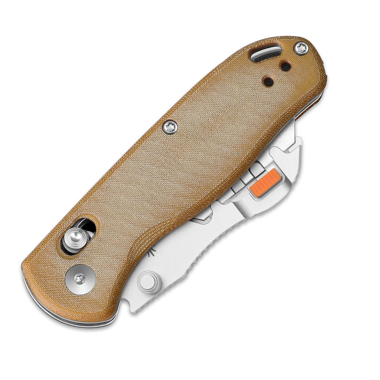 Drop Bear® Utility | Kizer Clutch Lock™ | Uti BEAR 2 | SK5 & 50Cr15MoV | Micarta | KizerV™ 3619JA7