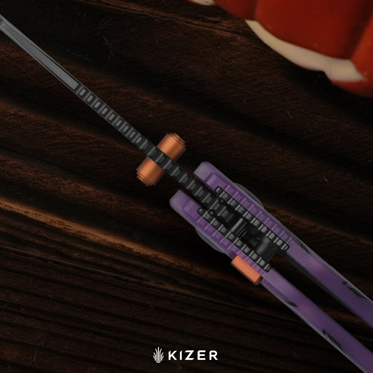 Halloween | Mini Bulldog | Nitro-V | Dual-Color GID Handle | KizerV™ 3672SBDHW1 | Halloween Special Edition