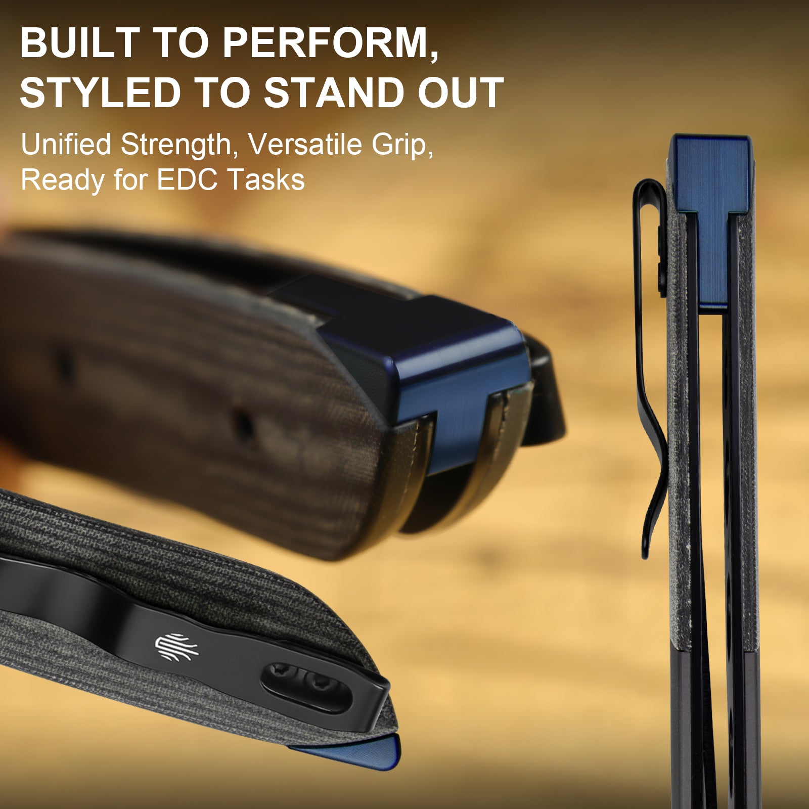 Spitfire | 14C28N | Aluminum + Micarta | V3690A1