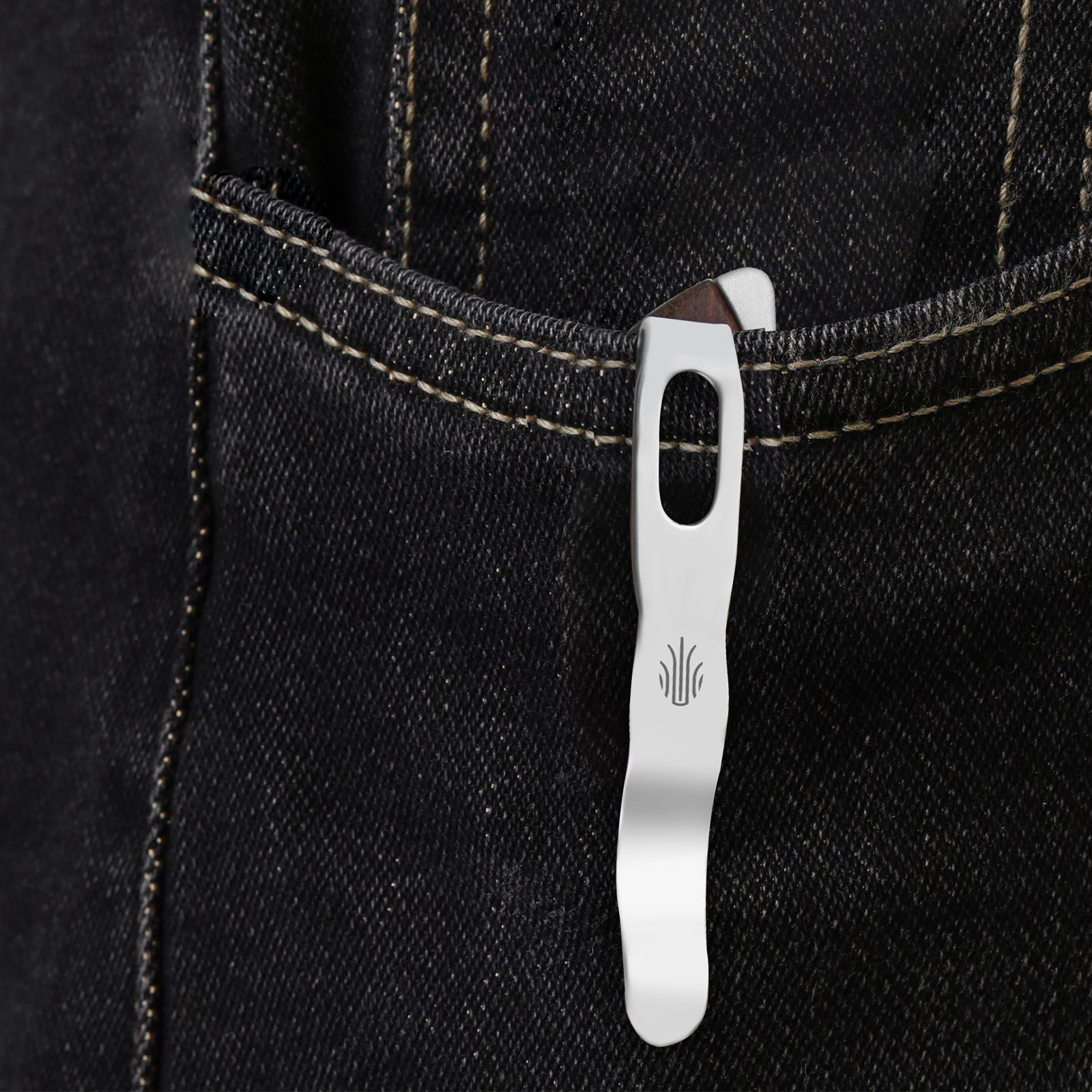 Spitfire | Damascus Steel | Aluminum & Mkuruti Wood | KizerV™ 3690A3