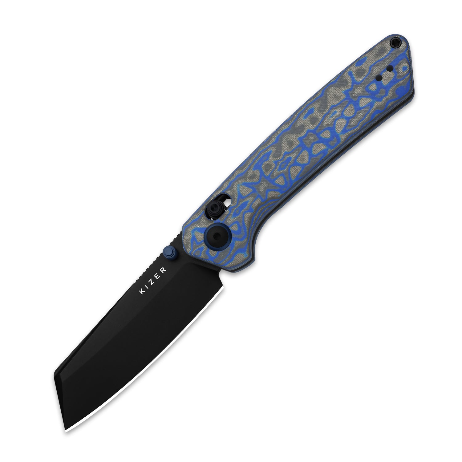 Madrac | Kizer Clutch Lock™ | Micarta With Vortex Pattern | Nitro-V | KizerV™ 3693A4