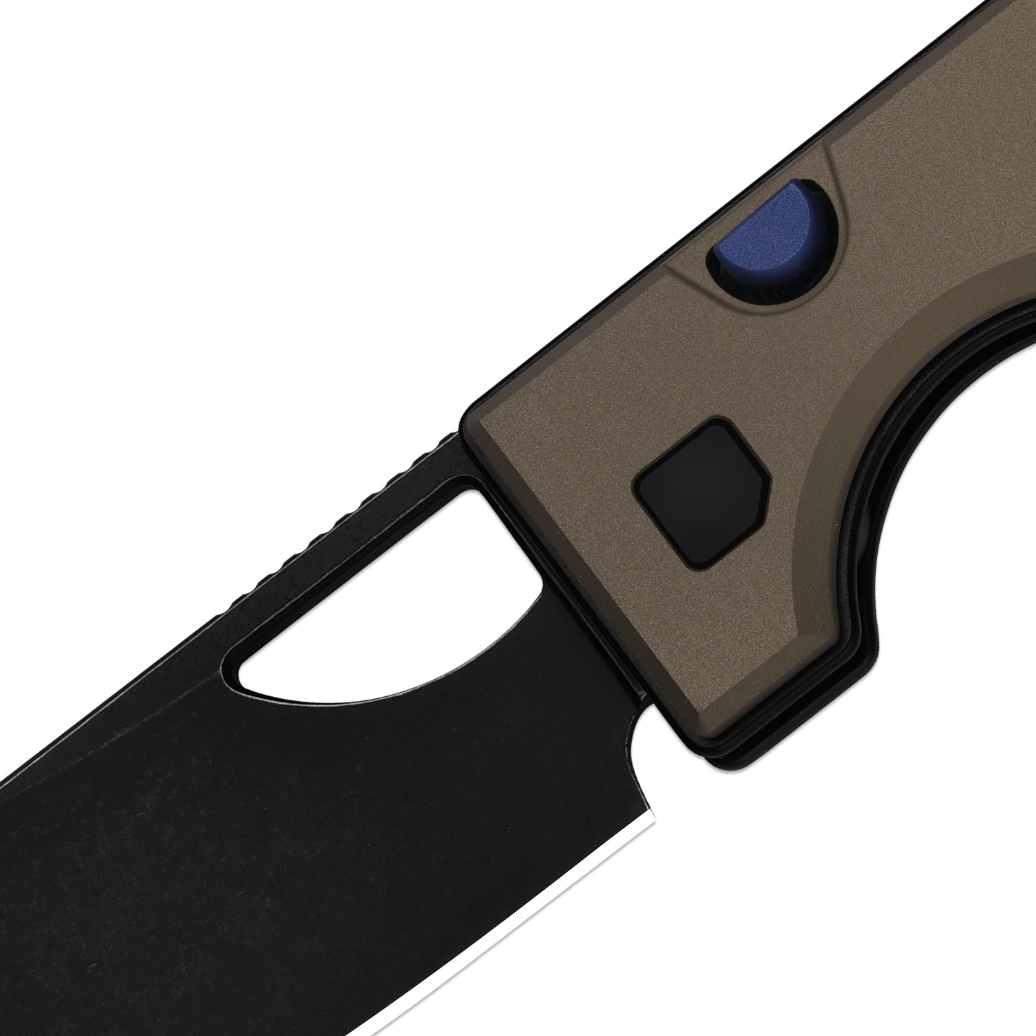 Little Ringbo | Kizer Button Liner Lock™ | Aluminum | AEB-L PVD Coating & Stonewashed | KizerV™ 3708A2