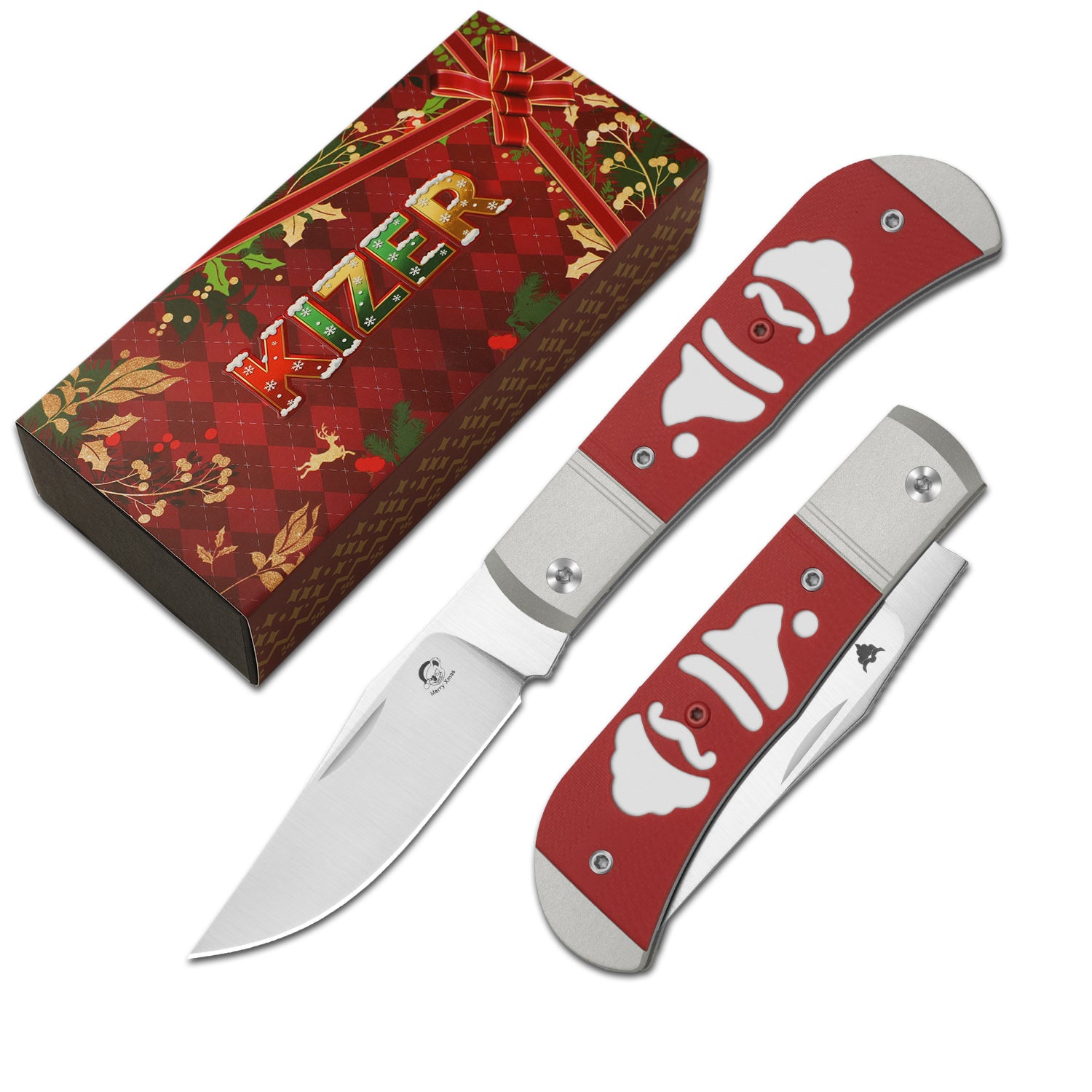 Christmas Trestle 2.9 inch 14C28N Aluminum & G10 V3761MC1 Limited