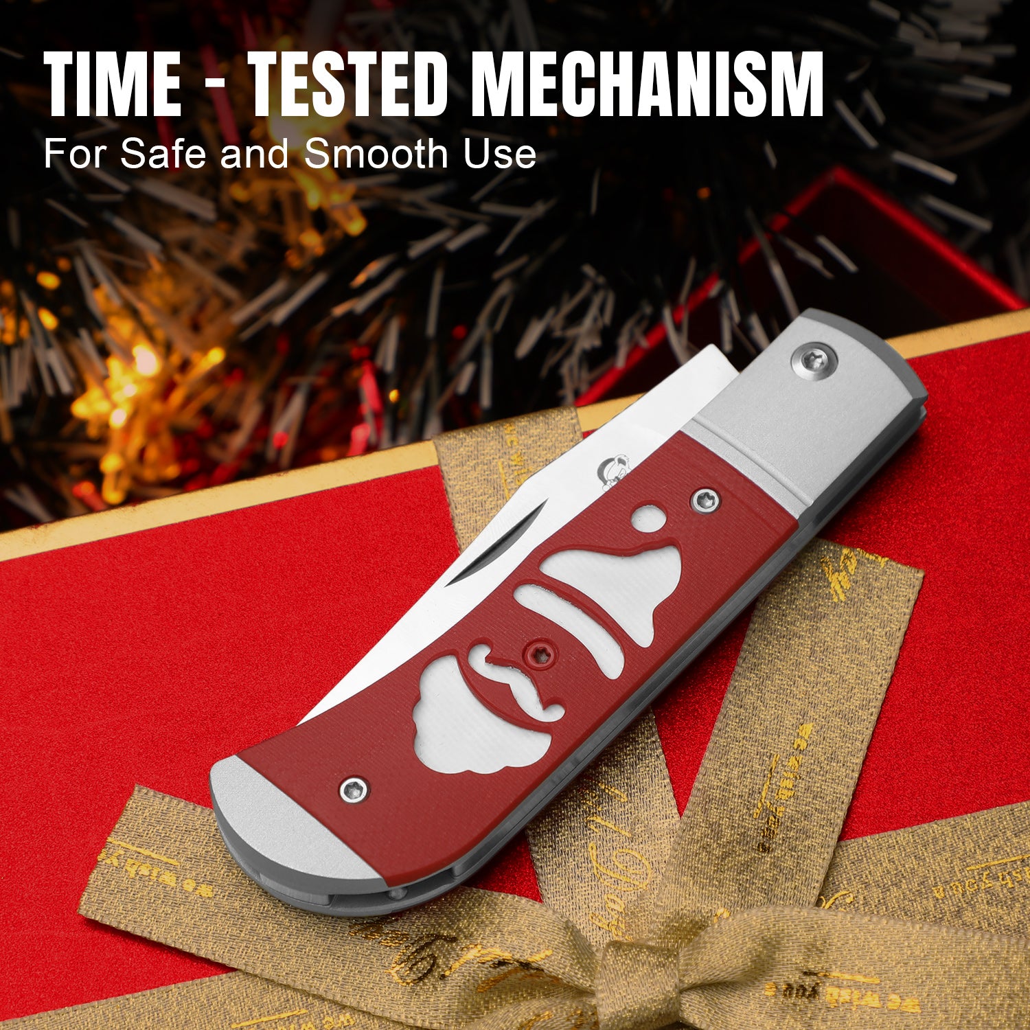 Christmas | Trestle | 14C28N | Aluminum & G10 | KizerV™ 3761MC1 | Limited