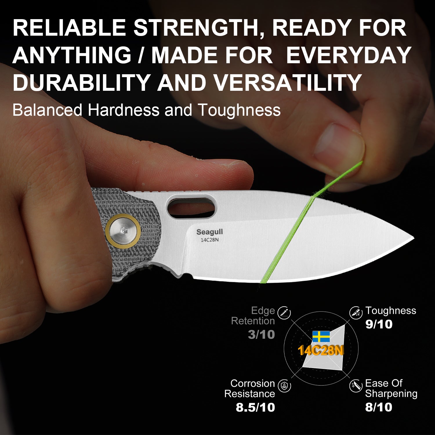 Seagull | 14C28N | Micarta | V3770A1