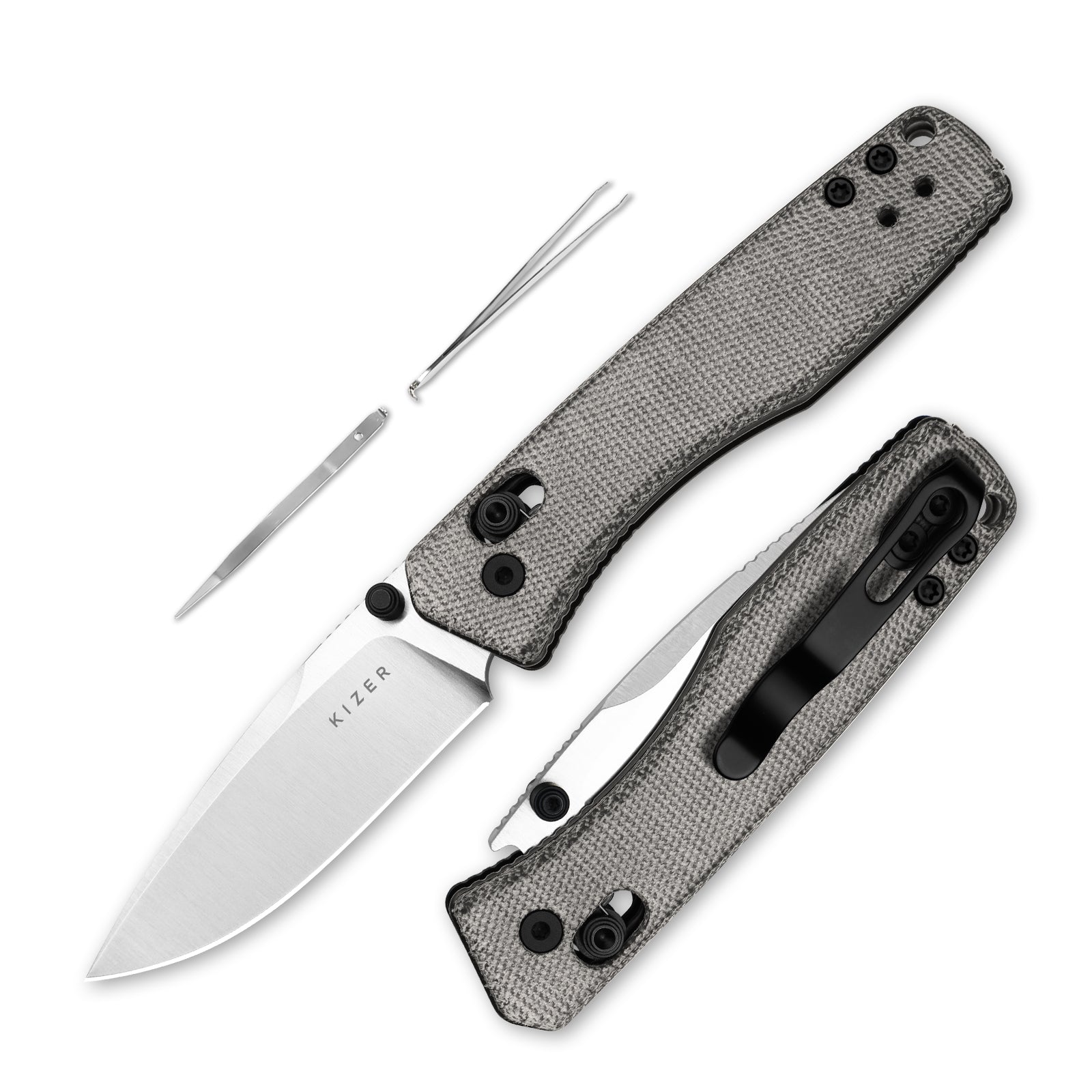 Aegis 2.8 inch AEB-L Micarta V3774A1-Kizer