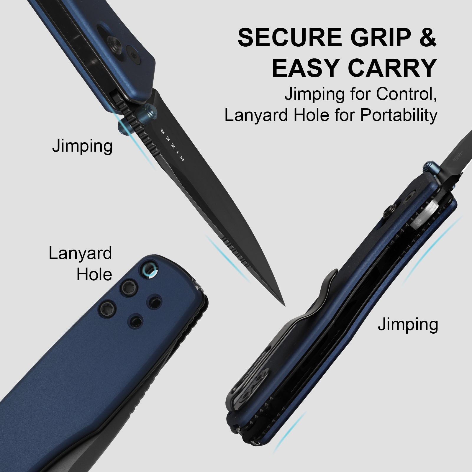 Aegis | Kizer Clutch Lock™ | AEB-L | Aluminum | KizerV™ 3774A3