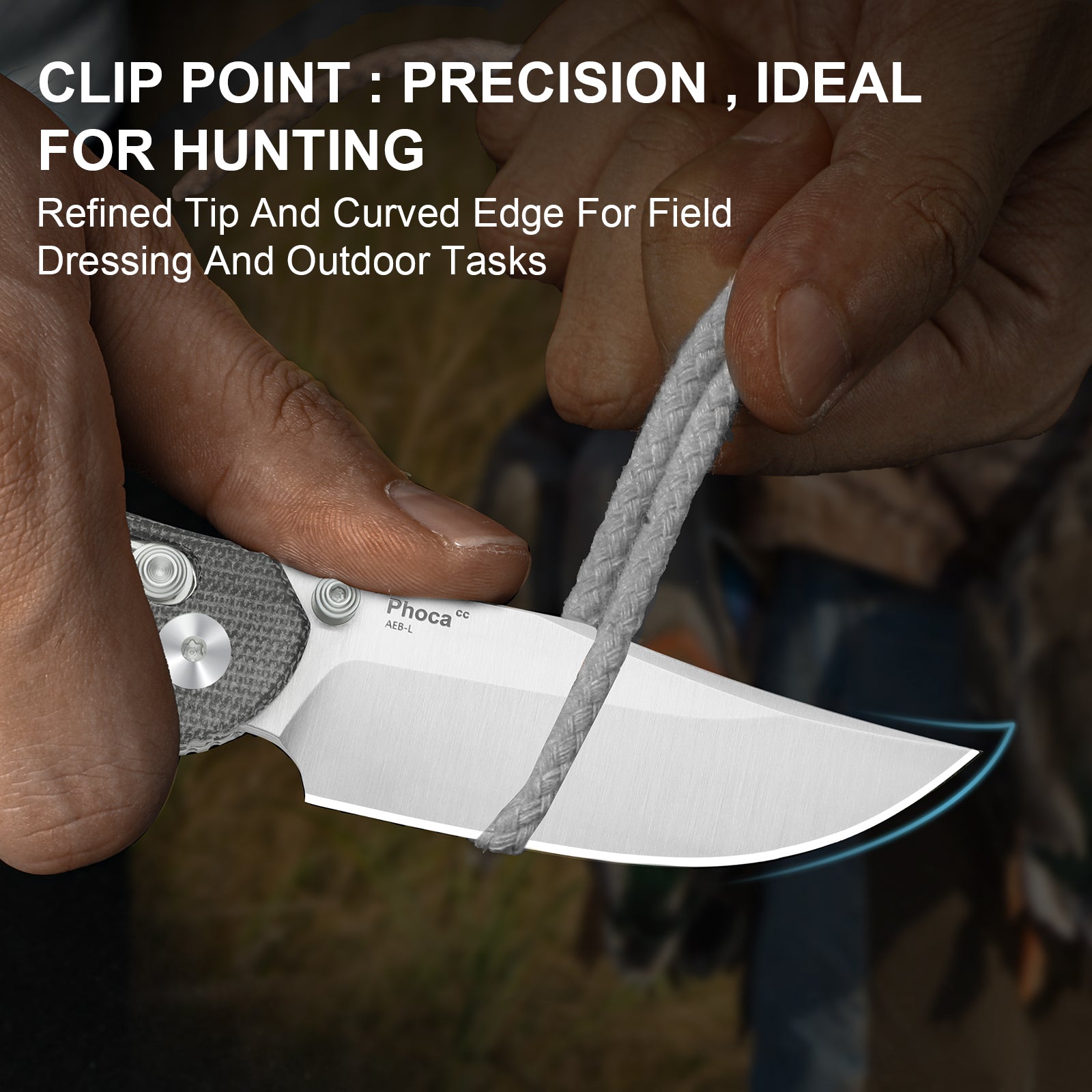 Phoca CC | AEB-L | Norplex UltreX Micarta | KizerV™ 3780A3