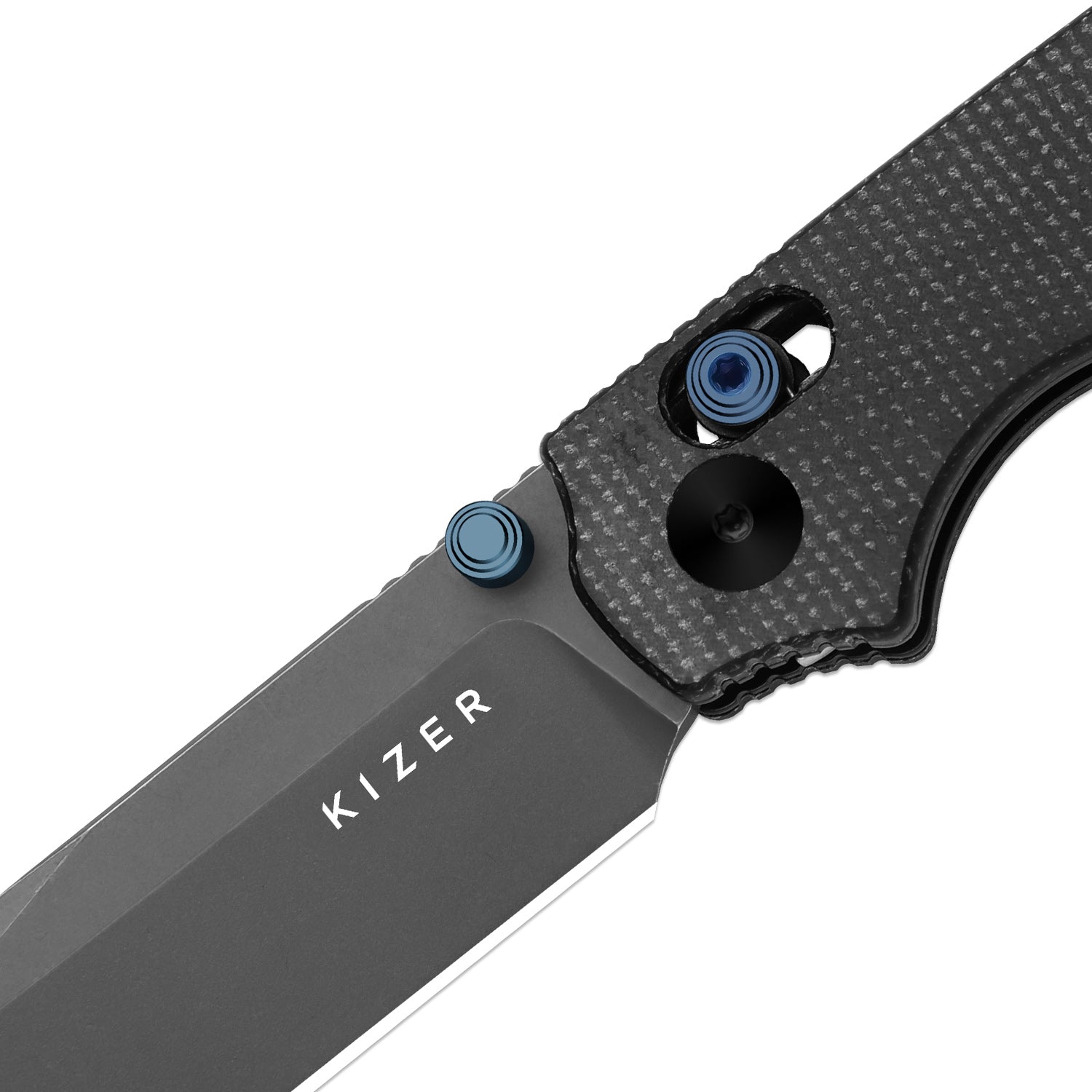 Pokiman CD | Kizer Clutch Lock™ | Drop Point | Four-Finger Full Grip | Micarta | KizerV™ 3789A1