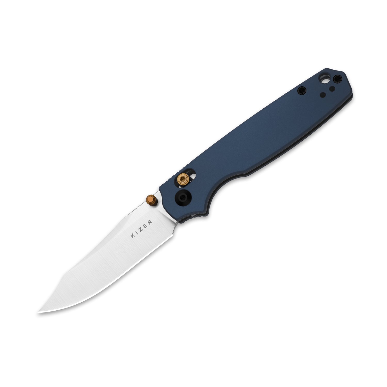 Pokiman CC | Kizer Clutch Lock™ | Clip Point | Four-Finger Full Grip | Aluminum | KizerV™ 3789A4