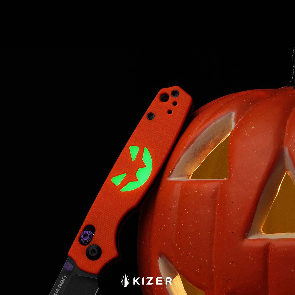 Halloween | Pokiman CD | AEB-L | G10 Handle with GID Inlays | KizerV™ 3789HW2 | Halloween Special Edition