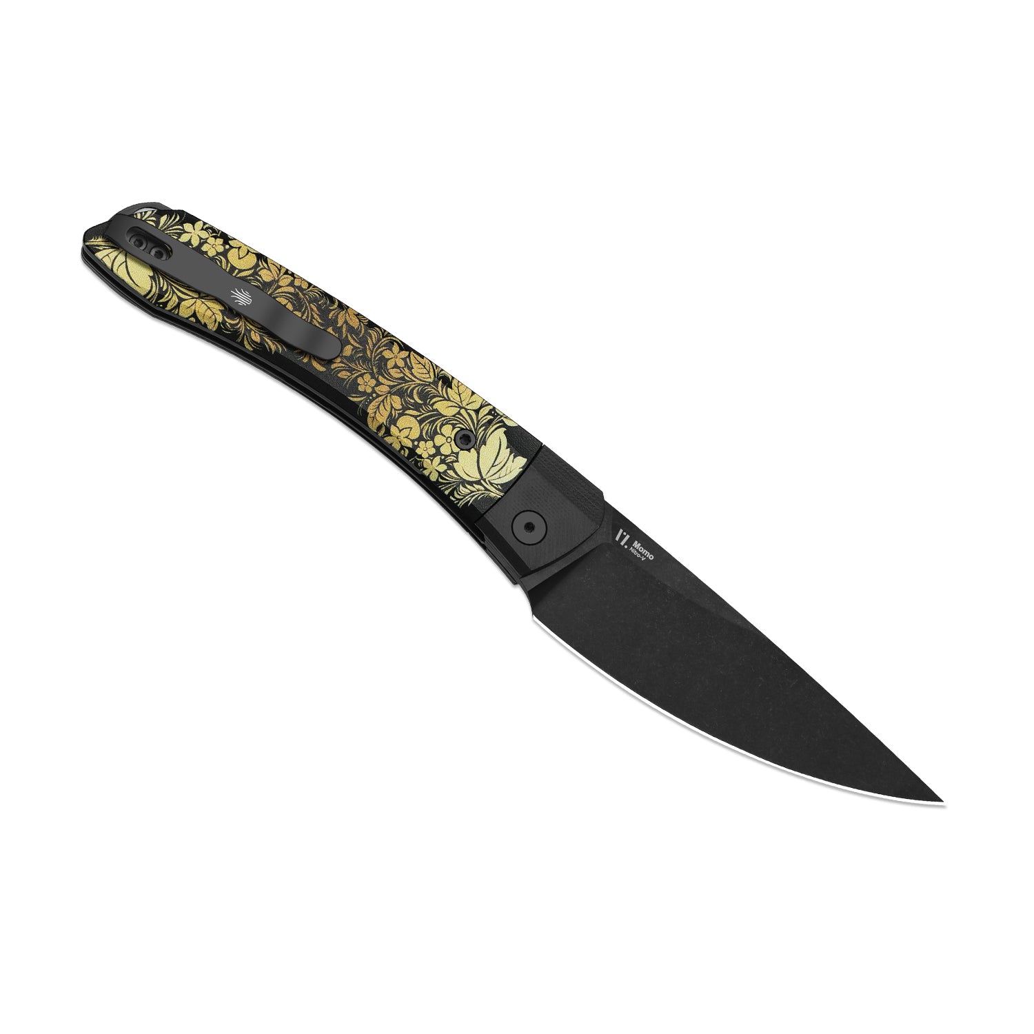 Kizer MOMO Nozhikov Exclusive – Nitro-V Black Stonewashed Blade & G10 printed Handle