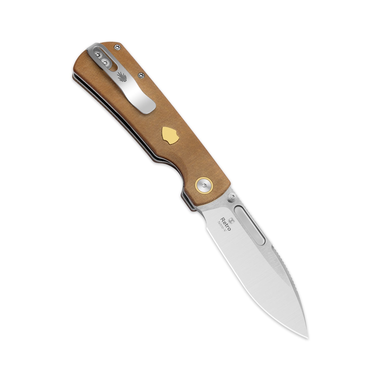 Retro | Nitro-V | Micarta & Brass | V4726A1