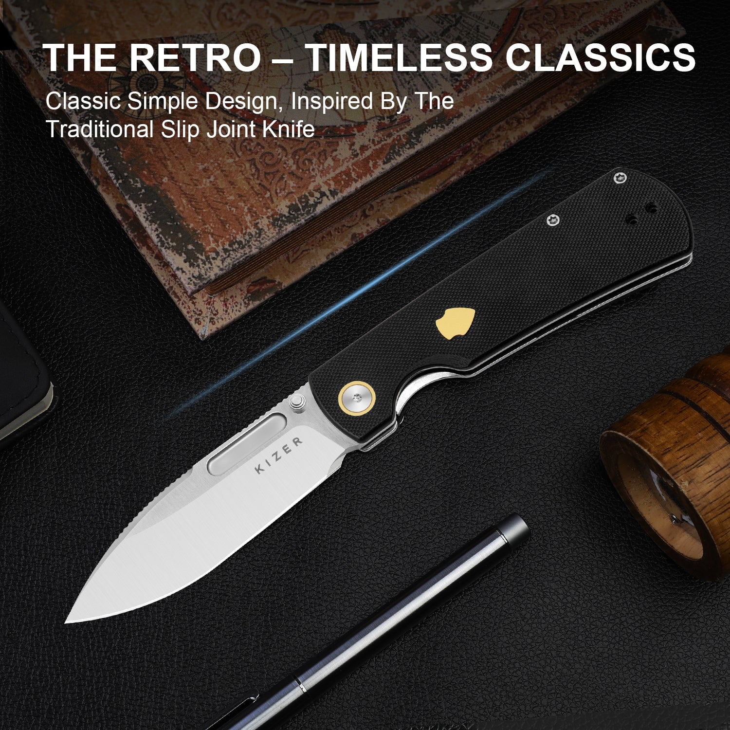 Retro | Nitro-V | G10 & Brass | V4726A2