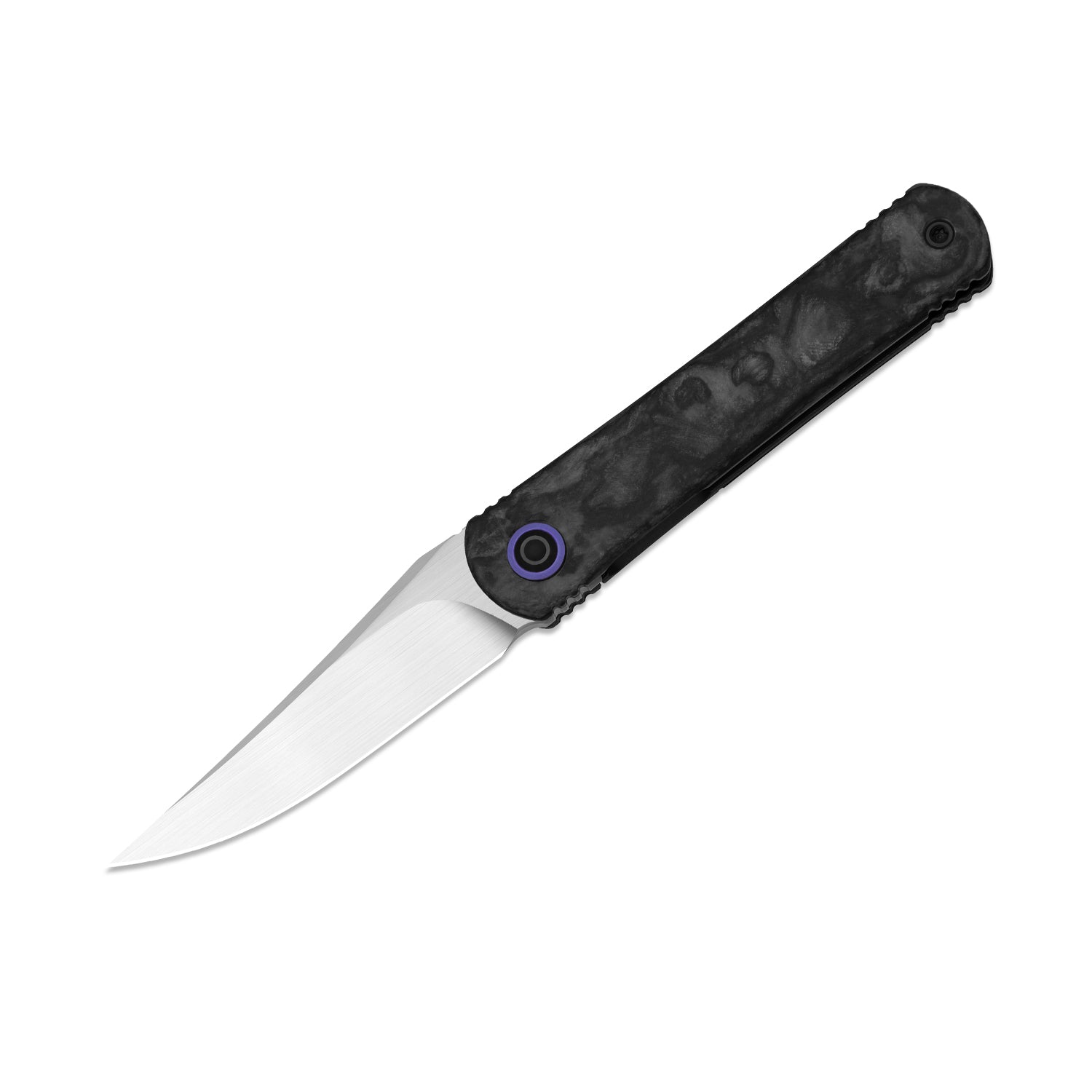Feist 3 | CPM S90V + Hand-brushed | Titanium & KizerNova™ Lava | Clip Point | KizerX™ 3499.3A7