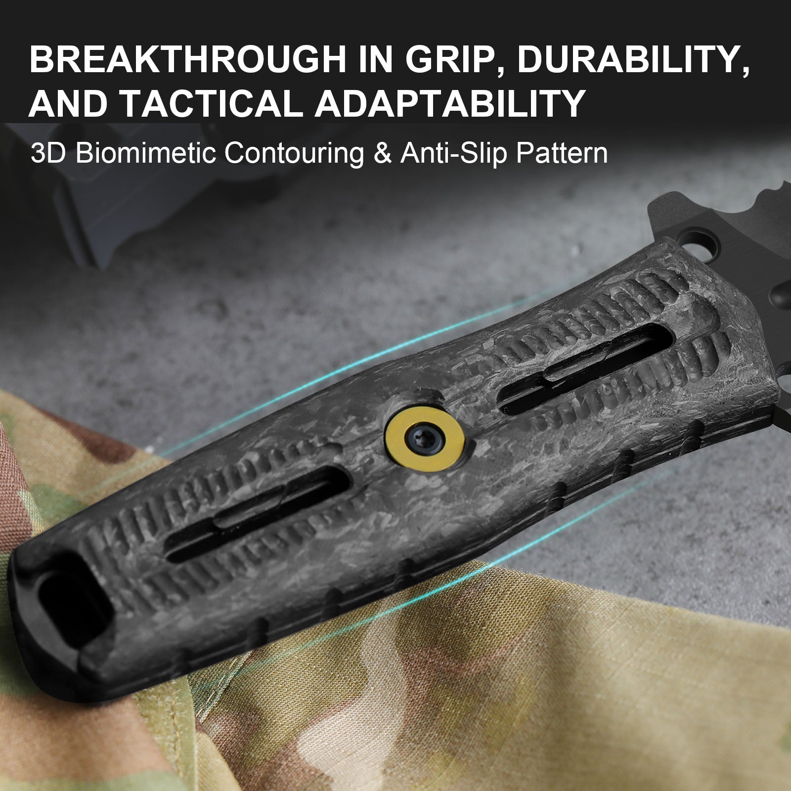 Norcross | M390 | Carbon Fiber | ZX-FB01A2 - Single Edged | KIZERX®