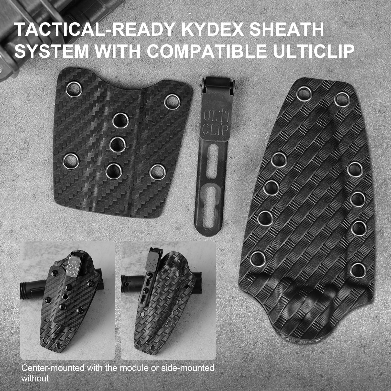 Norcross | M390 | Carbon Fiber | ZX-FB01A2 - Single Edged | KIZERX®