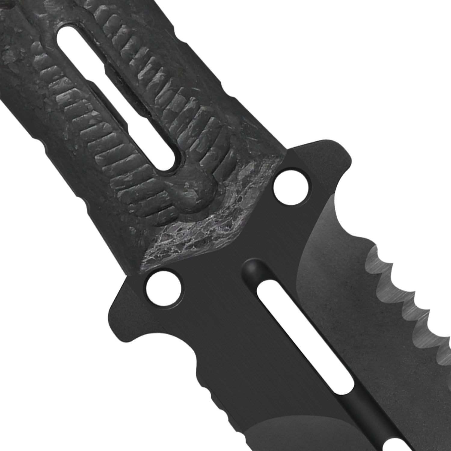 Norcross | M390 | Carbon Fiber | ZX-FB01A2 - Single Edged | KIZERX®