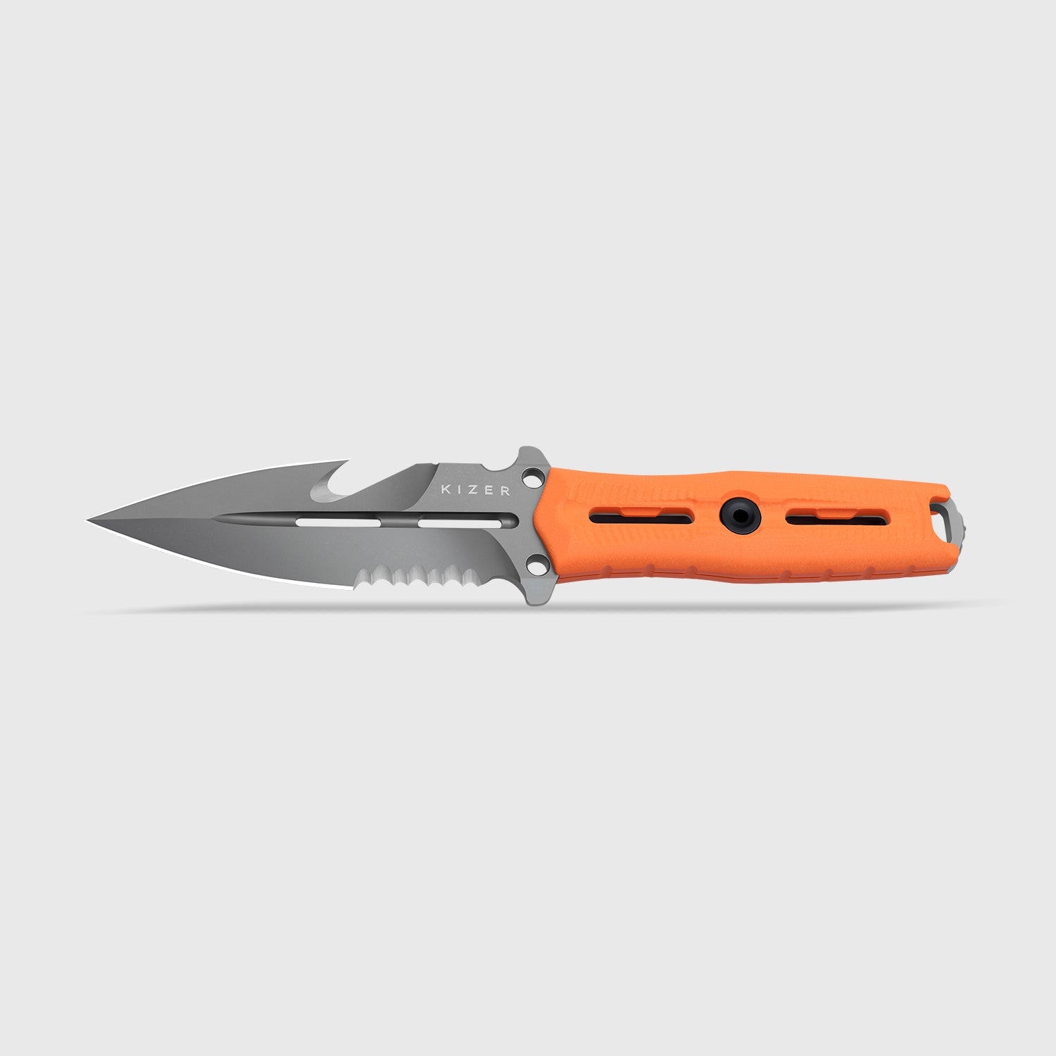 Norcross | Nitro-V | Orange G10 | Double Edged | KizerV™ FB01A5
