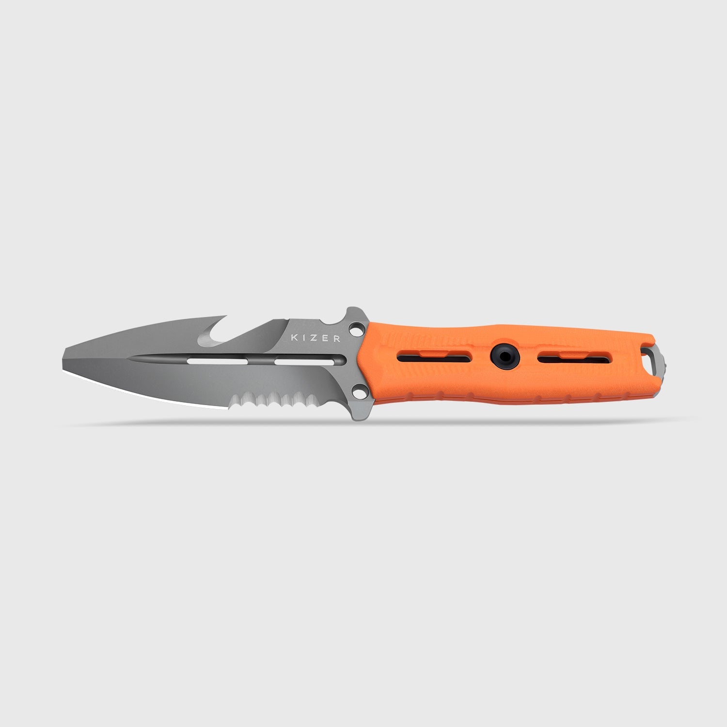 Norcross | Nitro-V | Orange G10 | Single Edged | KizerV™ FB01A6