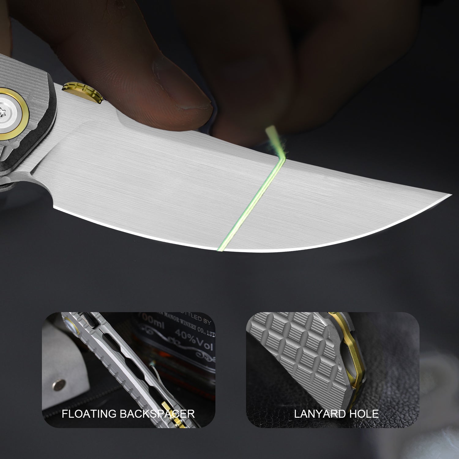 SZLACHTA | M390 | Titanium | ZX-FK02A2 | KIZERX®