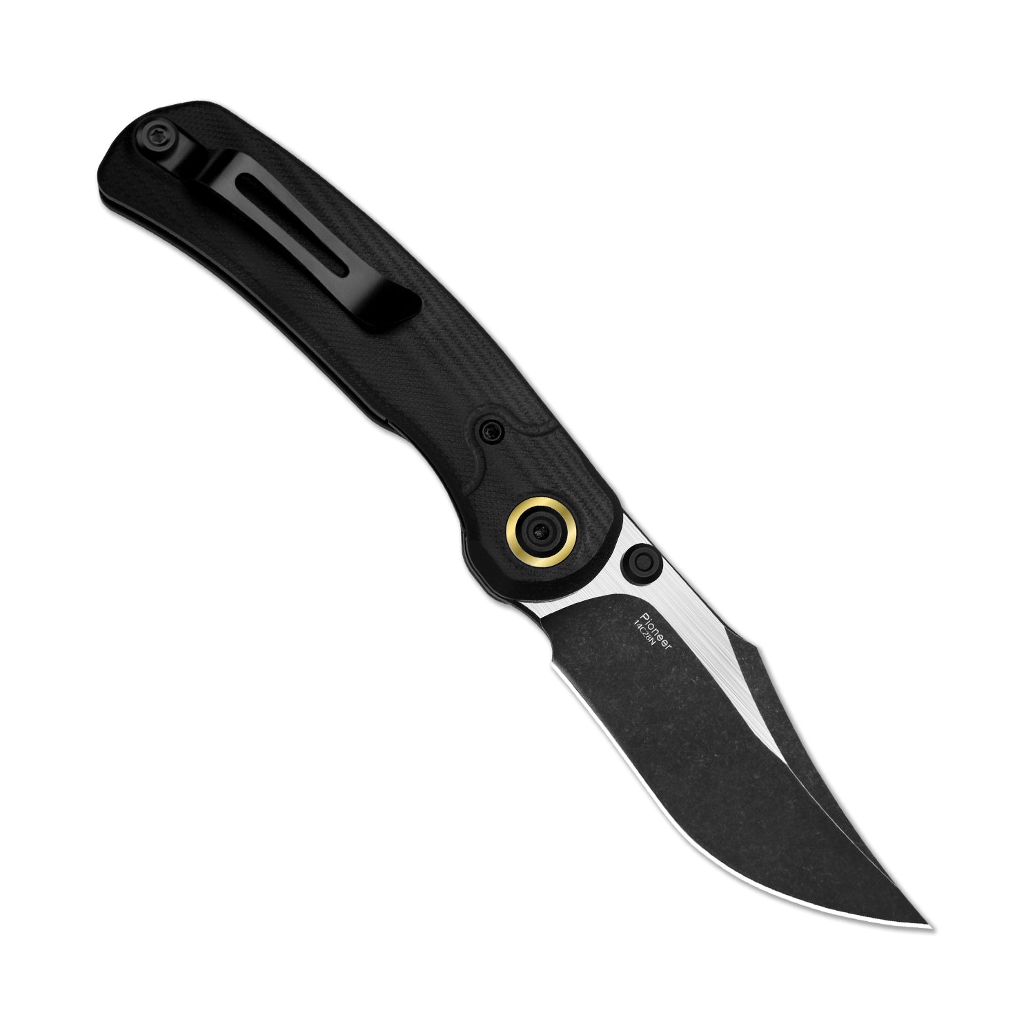 PIONEER | 14C28N | G10 | Stonewashed & Flat Brushed | KizerV™ FK03M1