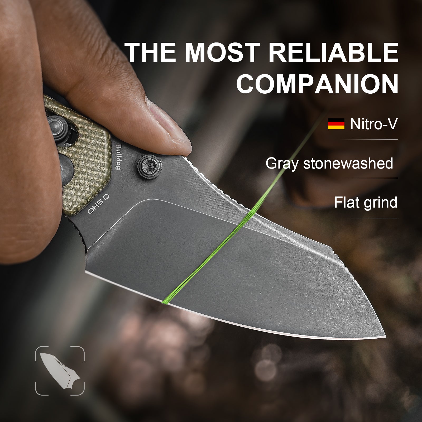 Bulldog | Nitro-V | Micarta | V3672A3