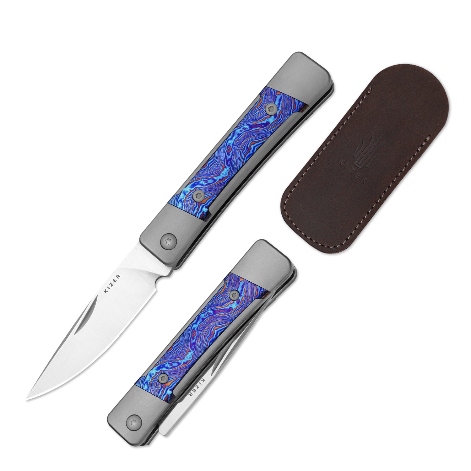 Little Grand | M390 | Titanium & Titanium Damascus | Ki2670A3 | Limited