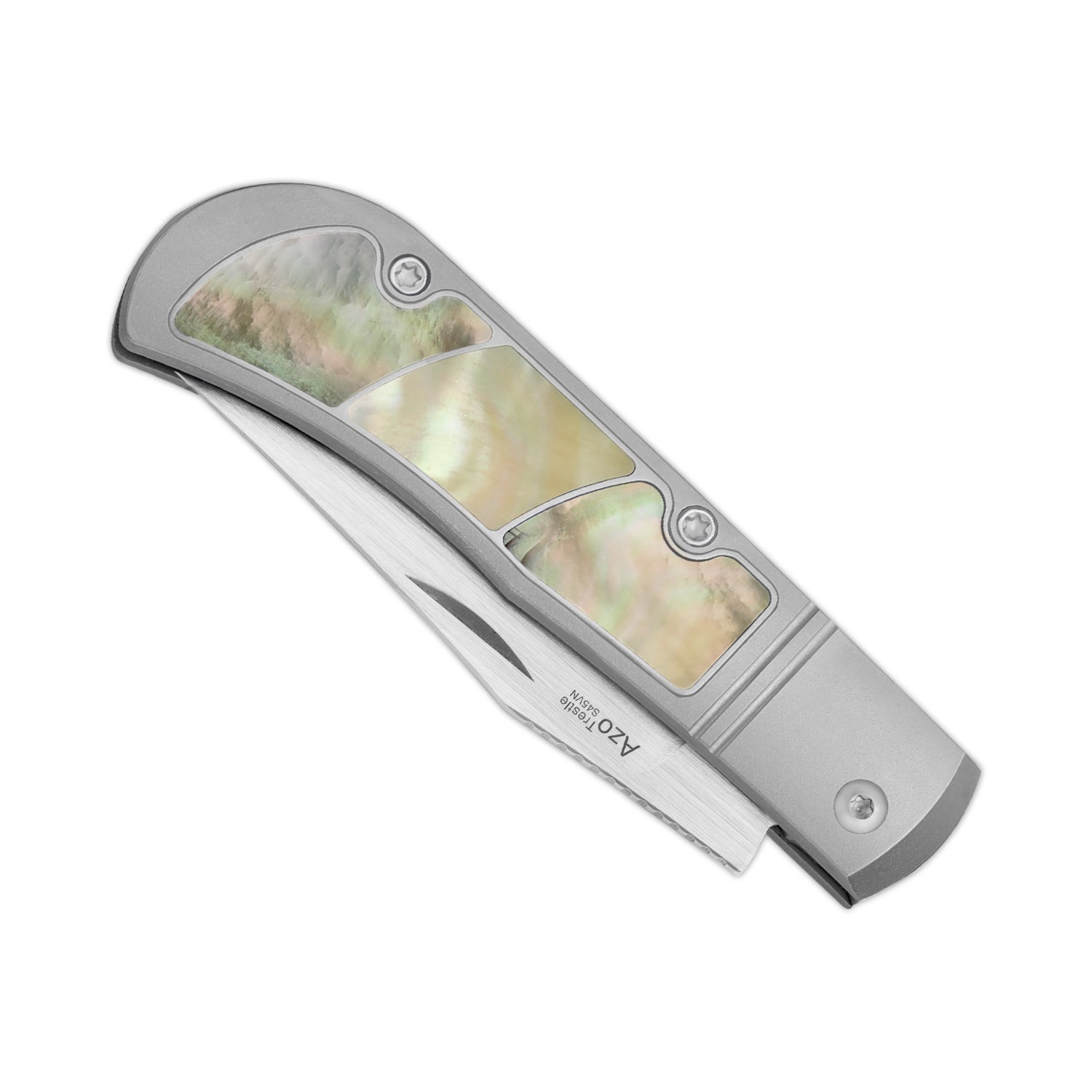 Trestle | S45VN | Titanium & Mother of Pearl | Ki3761A3