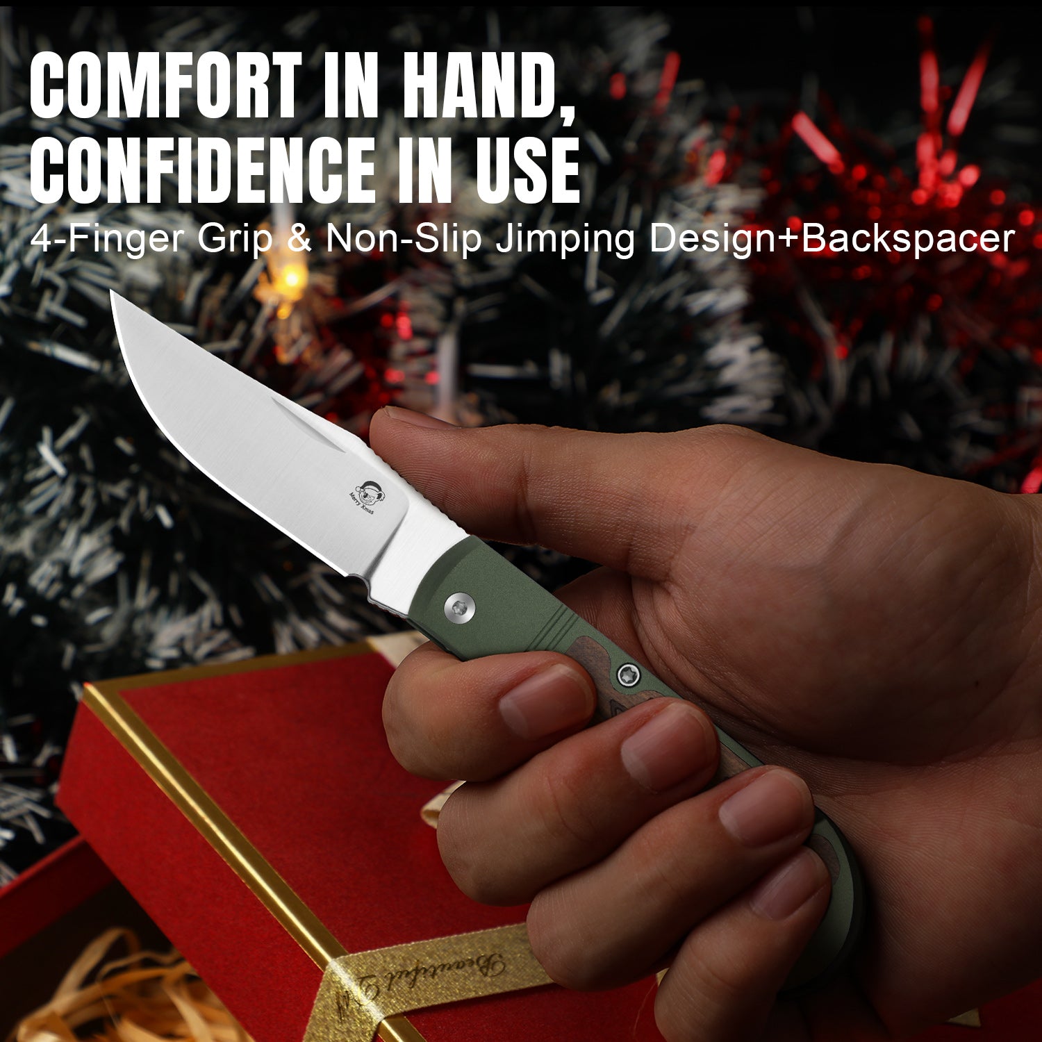 Christmas | Trestle | S45VN | Aluminum & Mkuruti Wood | Ki3761MC1 | Limited