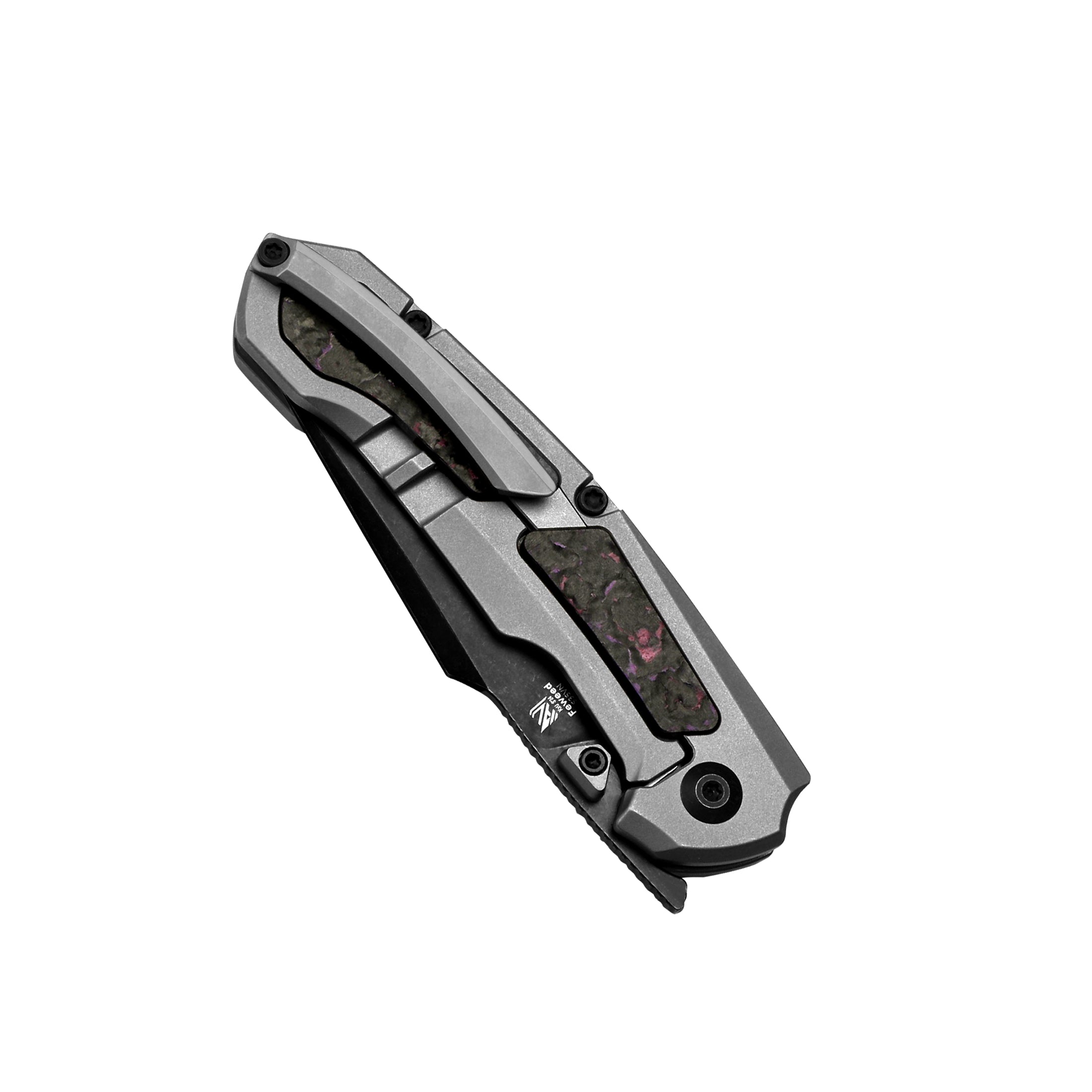 Feweed | S35VN | Titanium+ Fat Carbon(Purple haze)| KizerB™ 3694A1