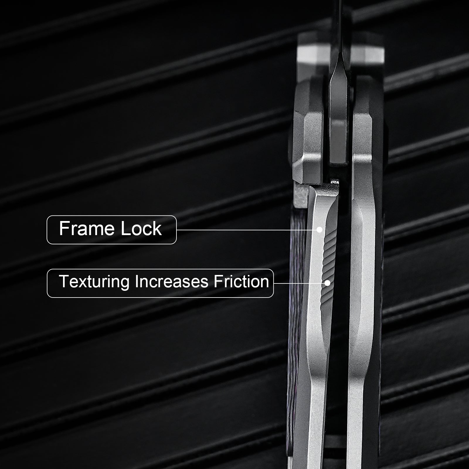 Feweed | S35VN | Titanium+ Fat Carbon(Purple haze)| KizerB™ 3694A1