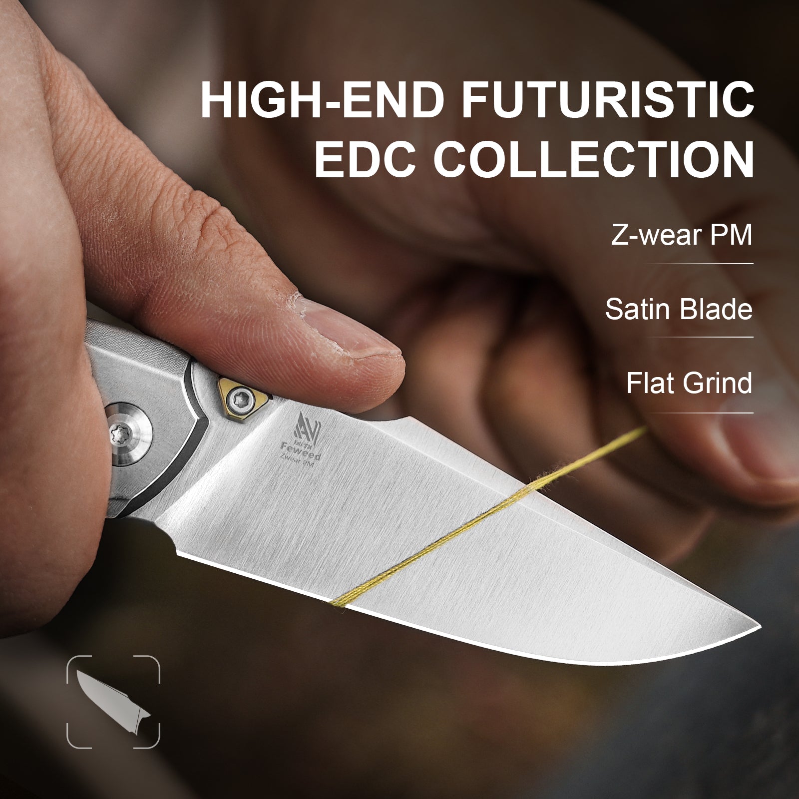 Feweed | Z-Wear PM | Titanium(Camo Carbon Gold)| KizerB™ 3694A4