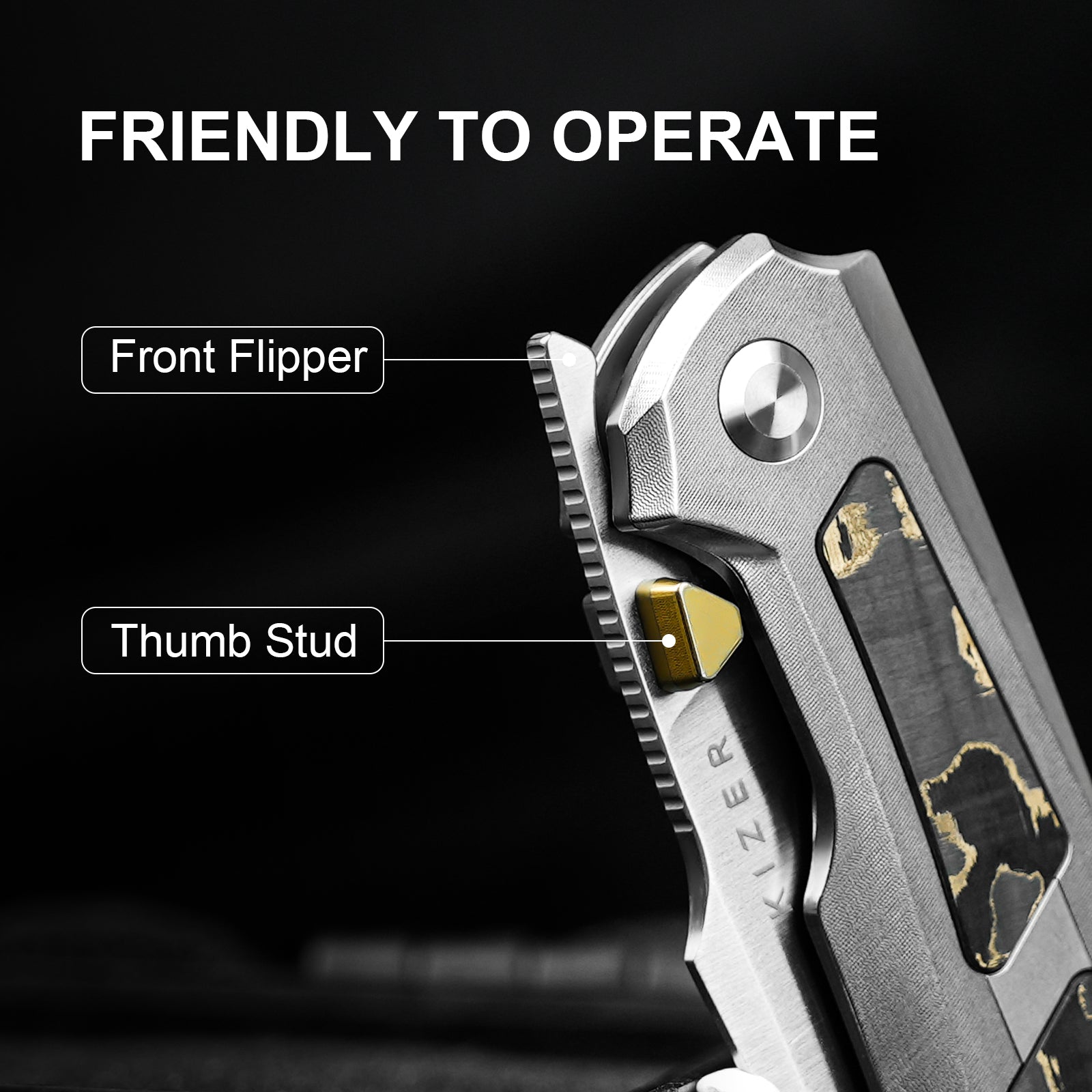 Feweed | Z-Wear PM | Titanium(Camo Carbon Gold)| KizerB™ 3694A4