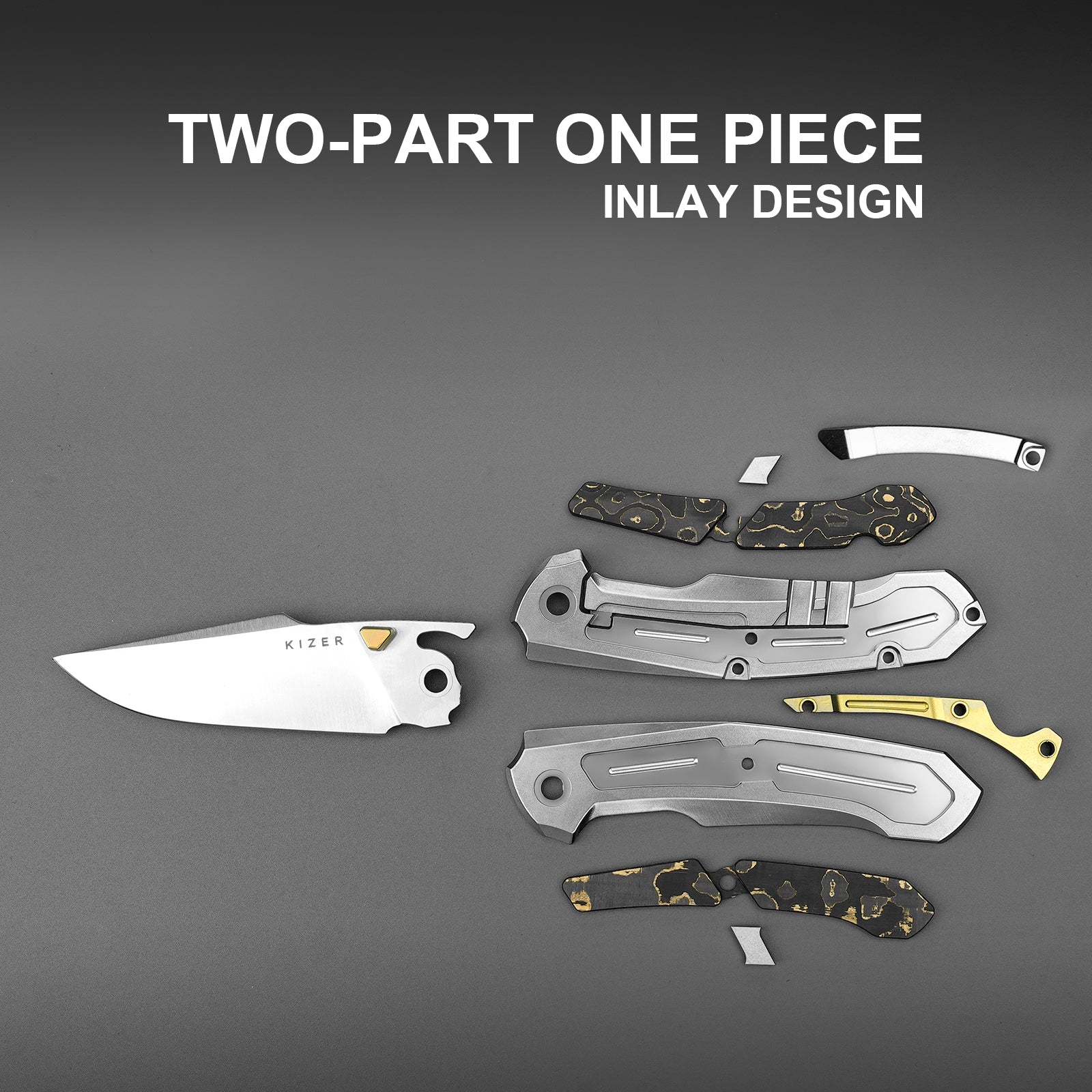 Feweed | Z-Wear PM | Titanium(Camo Carbon Gold)| KizerB™ 3694A4