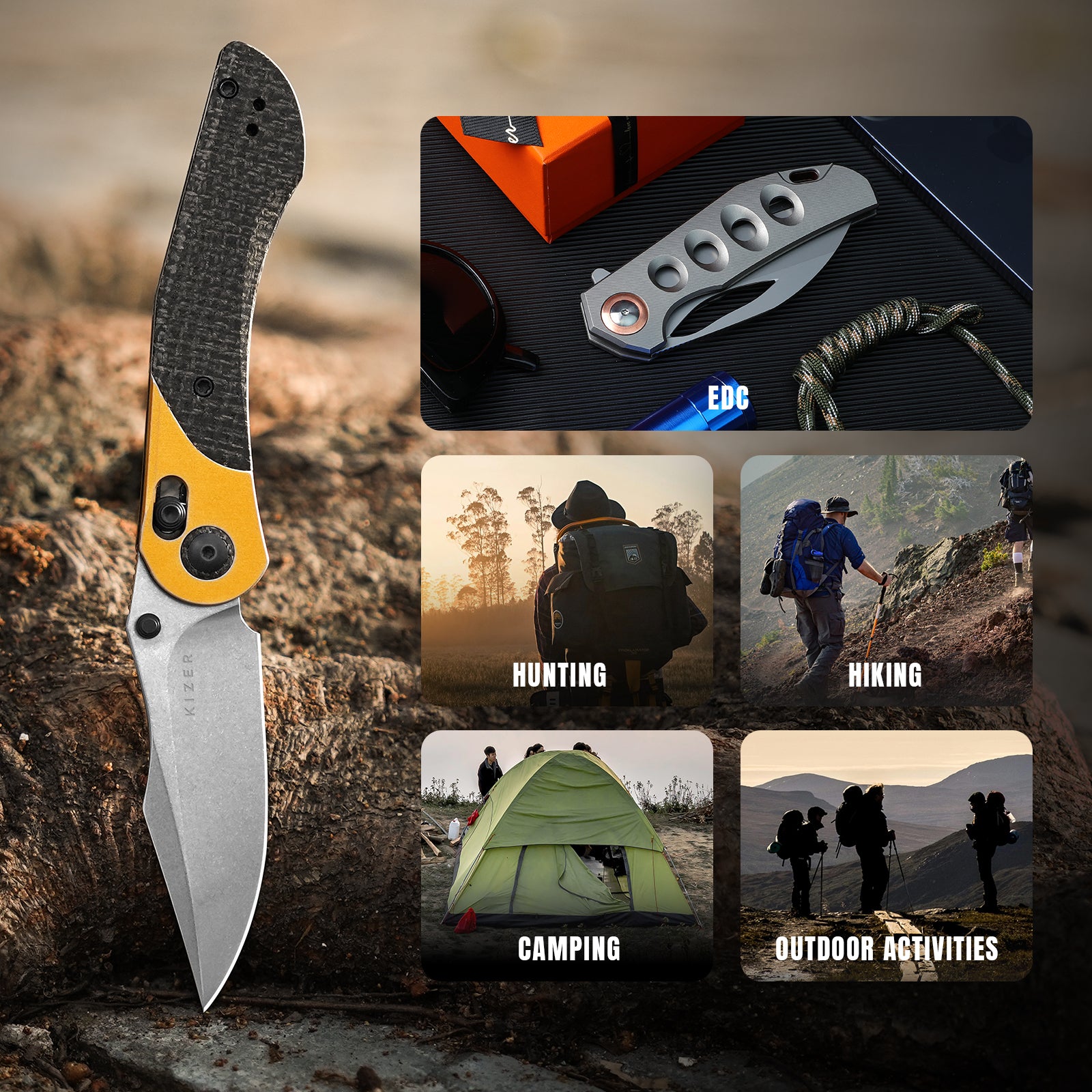 Mini Mystic | Nitro-V | Aluminum+Burlap Micarta | V3636A2